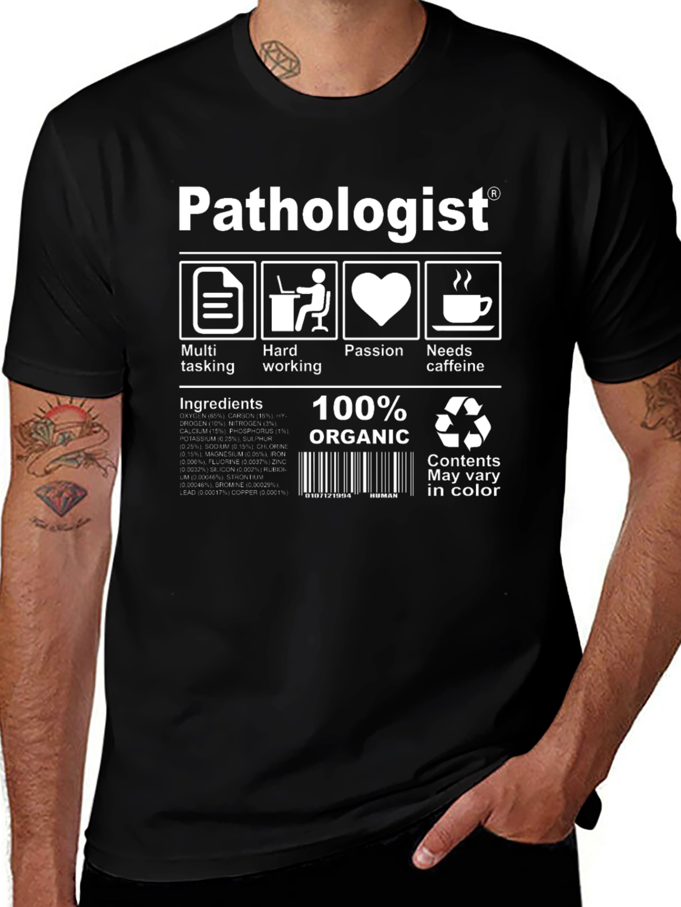 Pathologist T-Shirt: Multi-Tasking Caffeine Lover