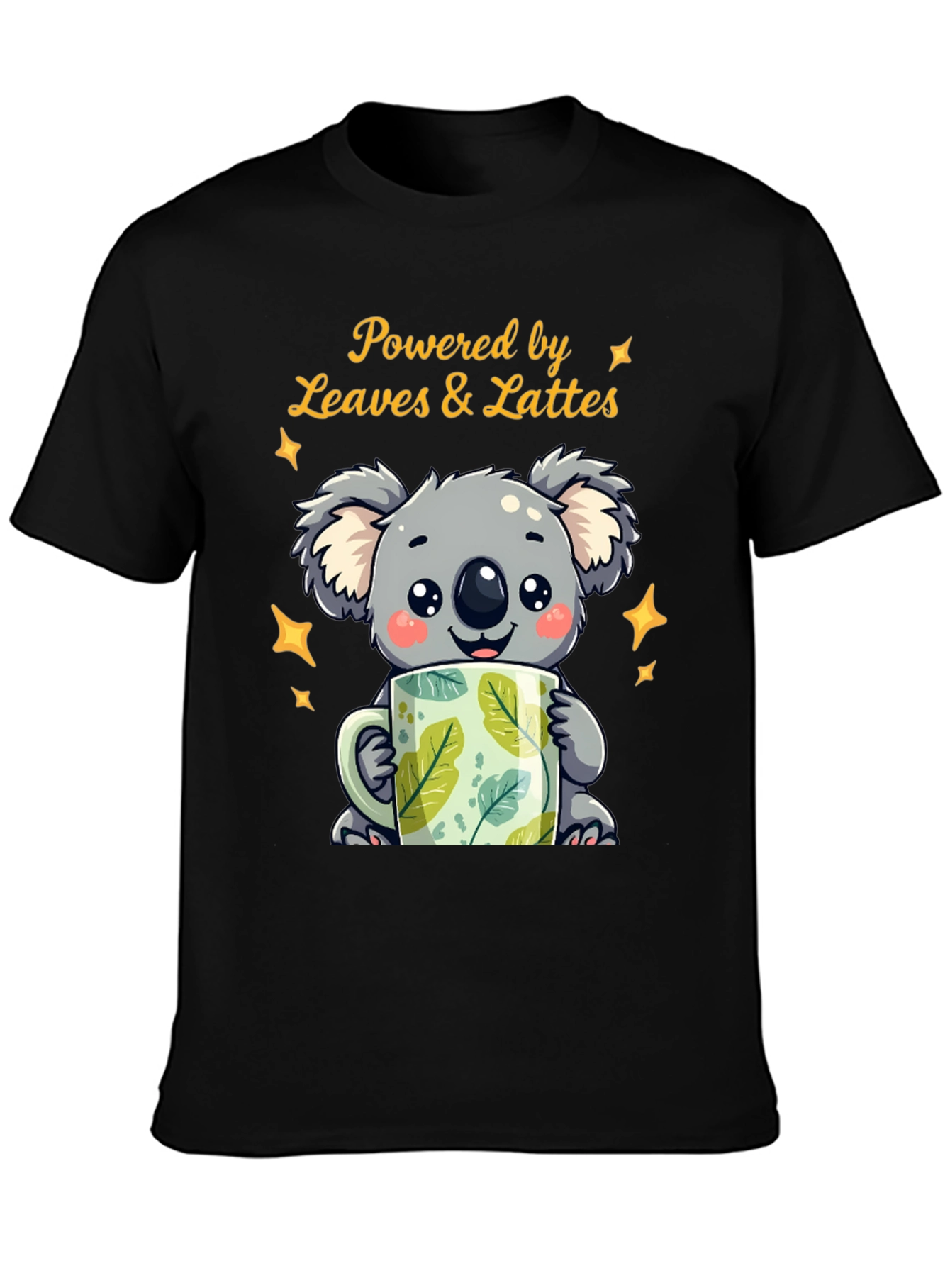 Koala Leaves & Lattes Graphic Tee