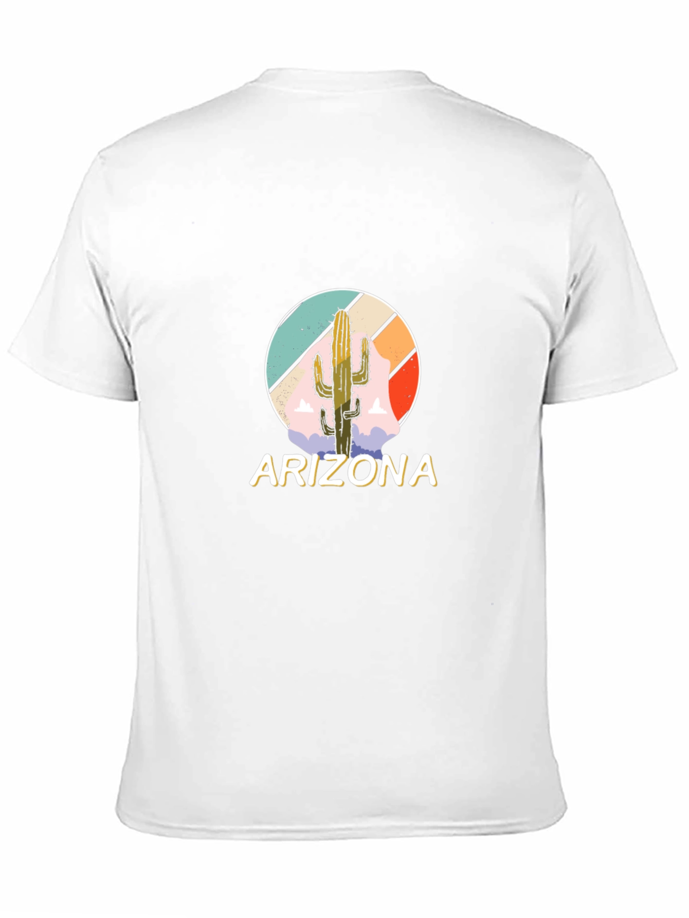 Arizona Cactus Graphic Tee - Mens Black T-Shirt