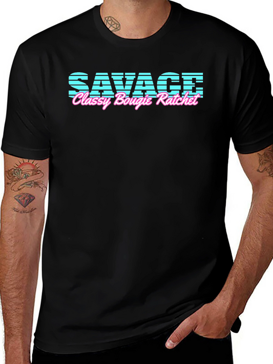 Savage Classy Bougie Ratchet Black T-Shirt