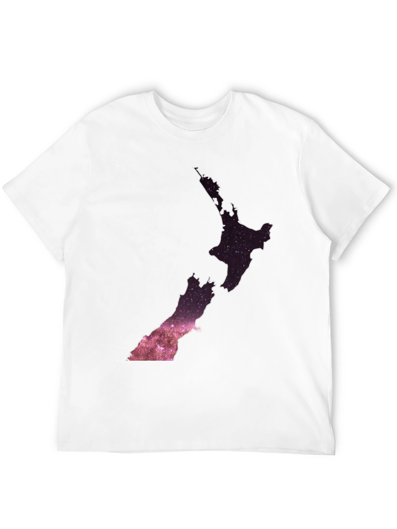 New Zealand Map Galaxy Graphic Tee
