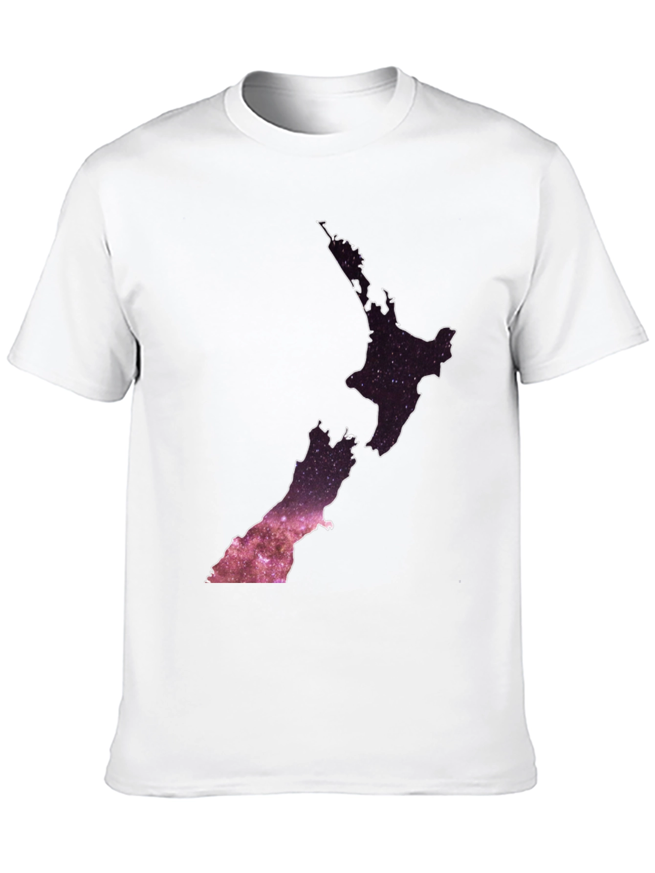 New Zealand Map Galaxy Graphic Tee