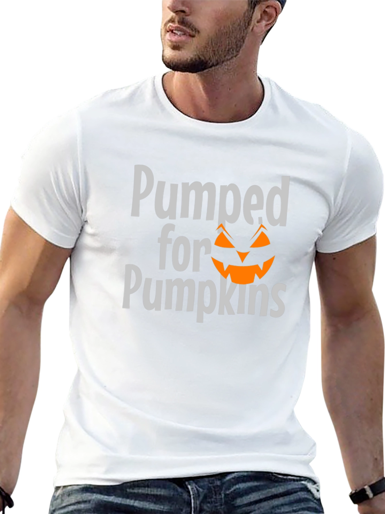 Pumped for Pumpkins Halloween T-Shirt