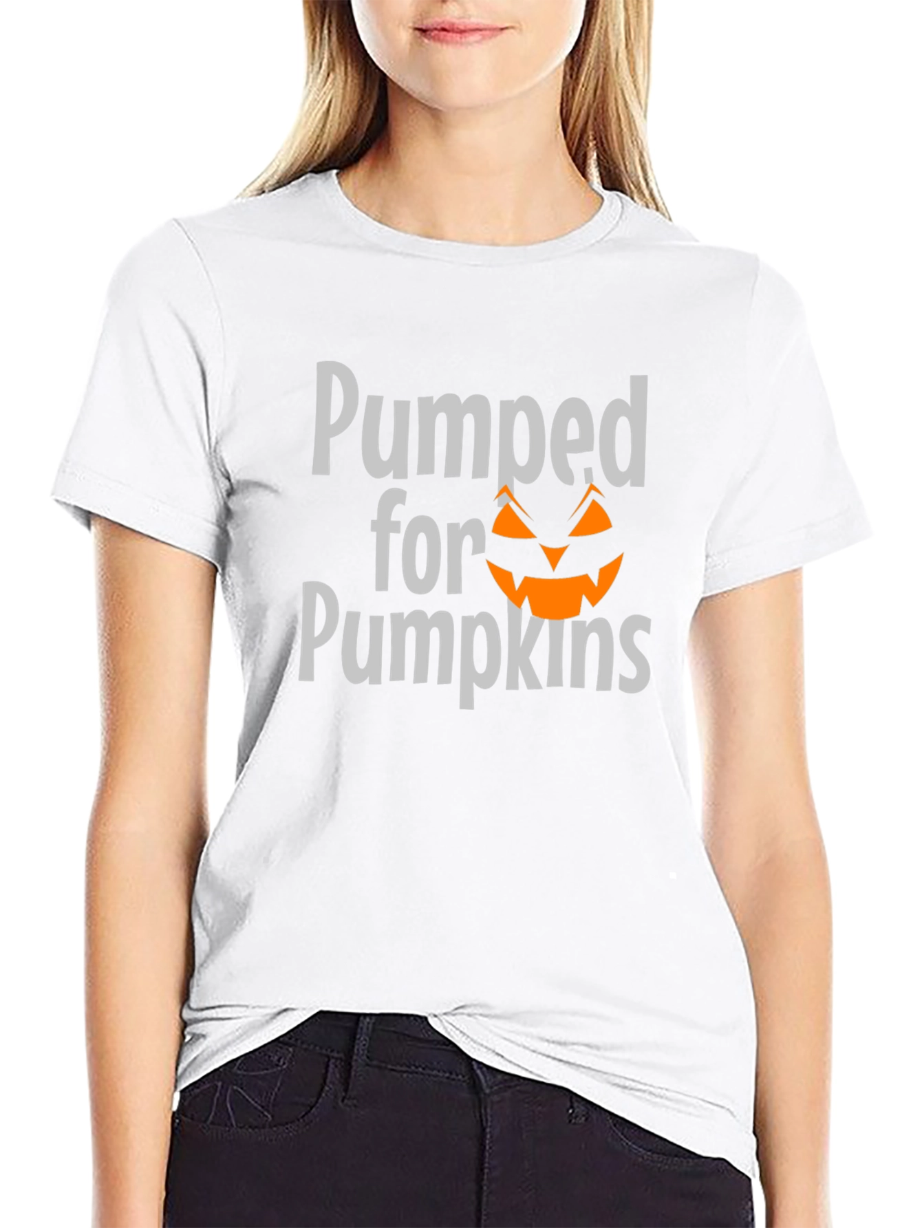 Pumped for Pumpkins Halloween T-Shirt