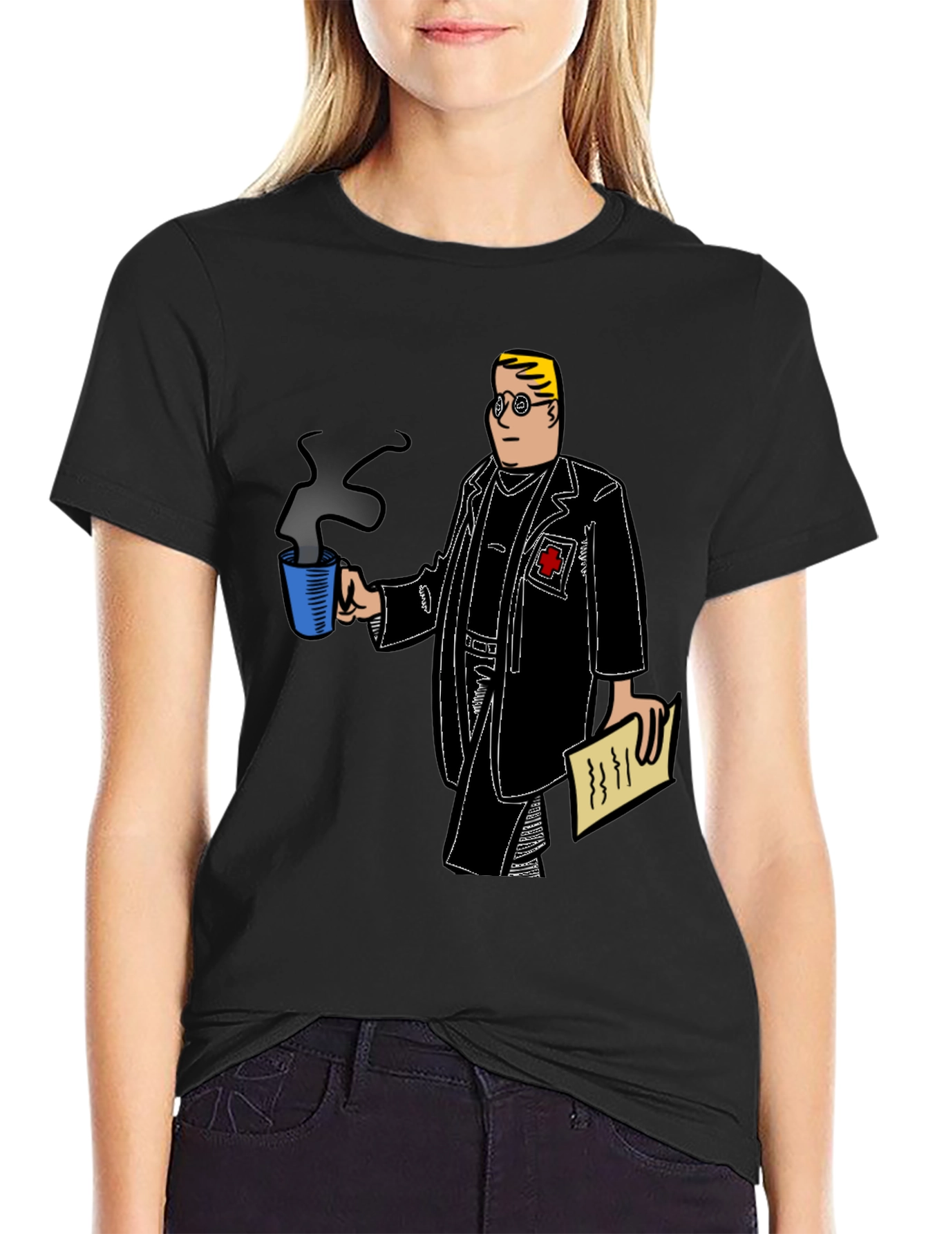 Doctor Graphic Tee - Coffee & Notes