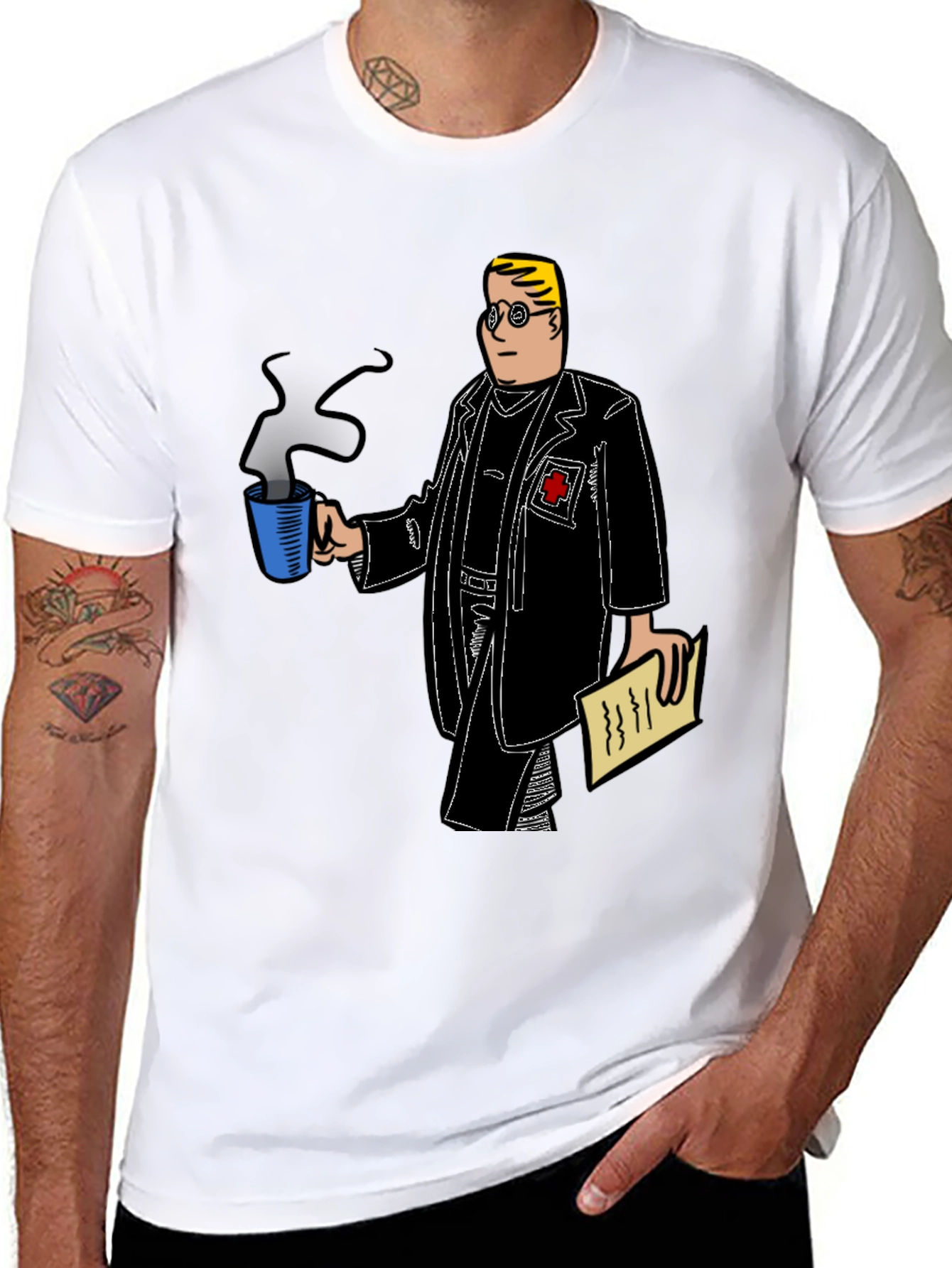 Doctor Graphic Tee - Coffee & Notes