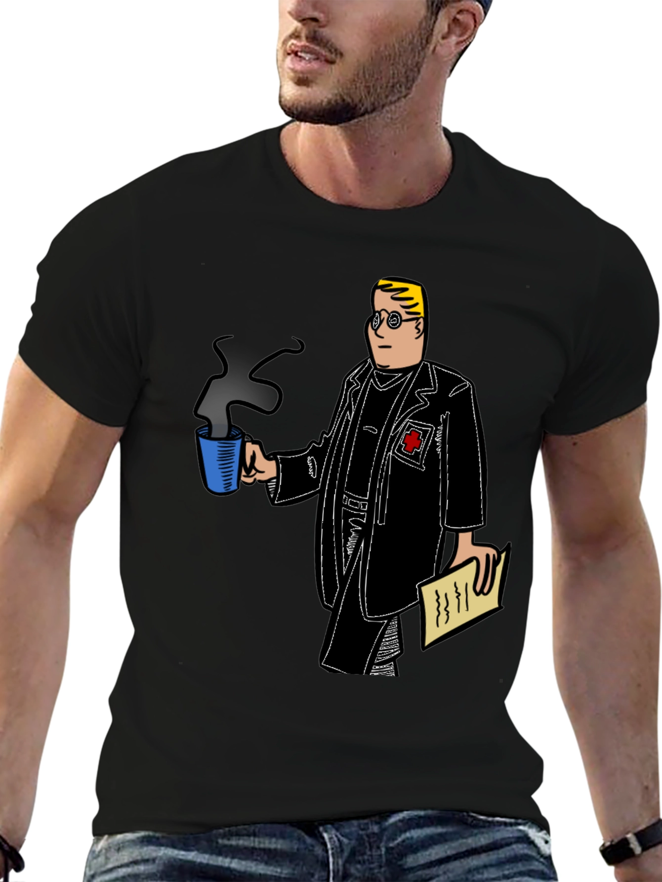 Doctor Graphic Tee - Coffee & Notes