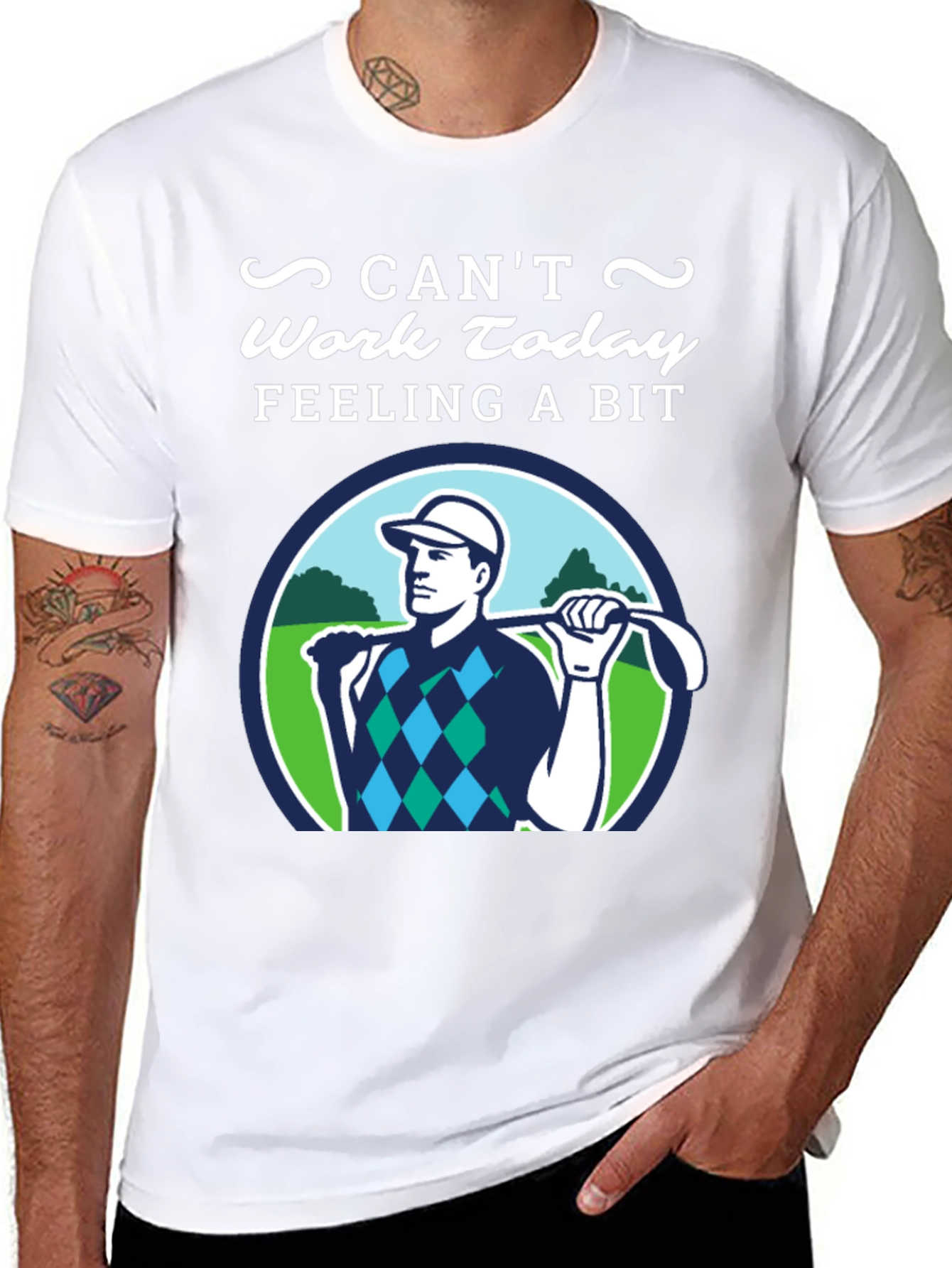 Cant Work Today Golf T-Shirt