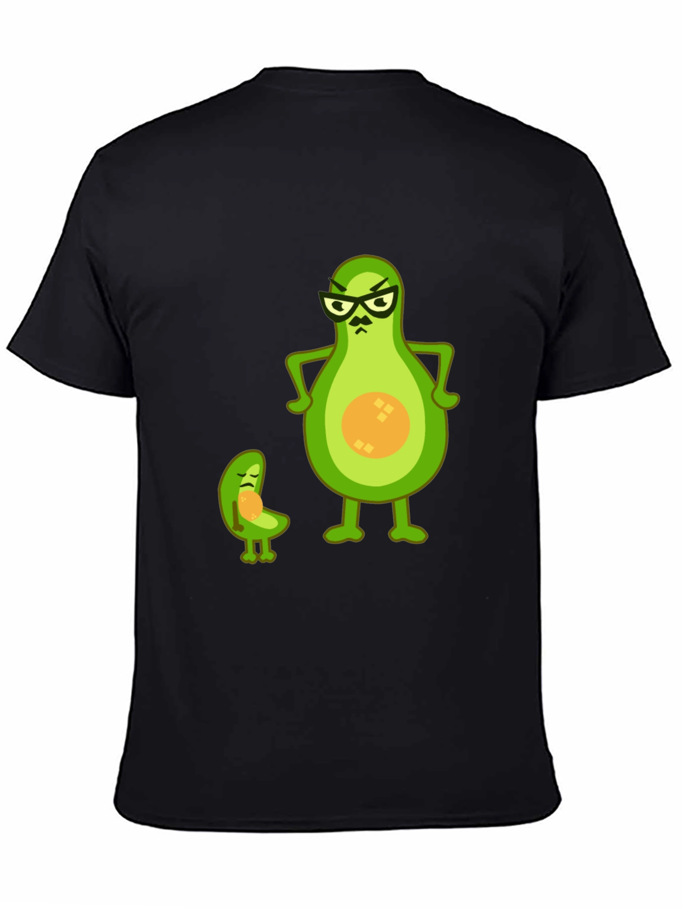 Avocado Dad and Son Graphic Tee - Black