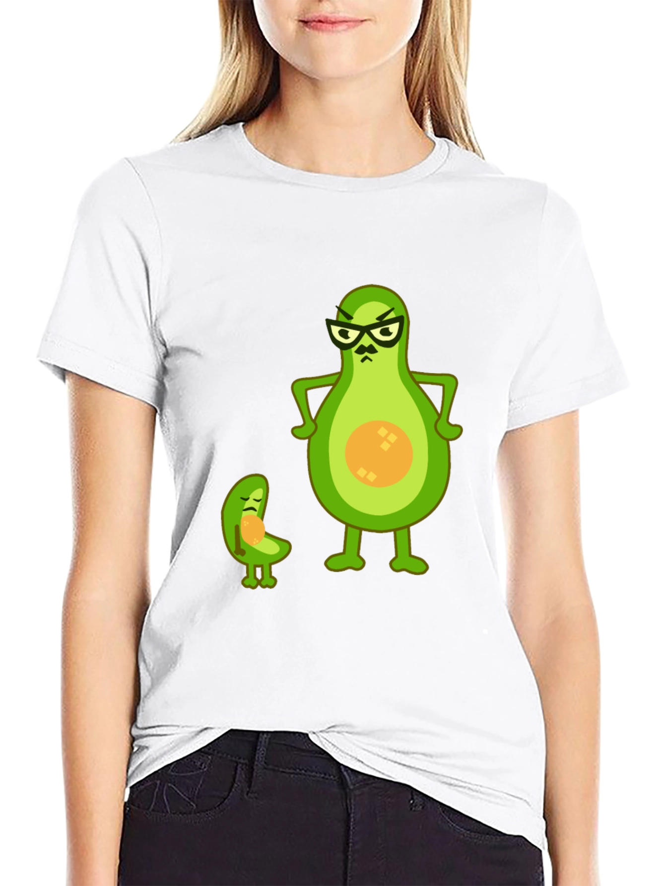 Avocado Dad and Son Graphic Tee - Black