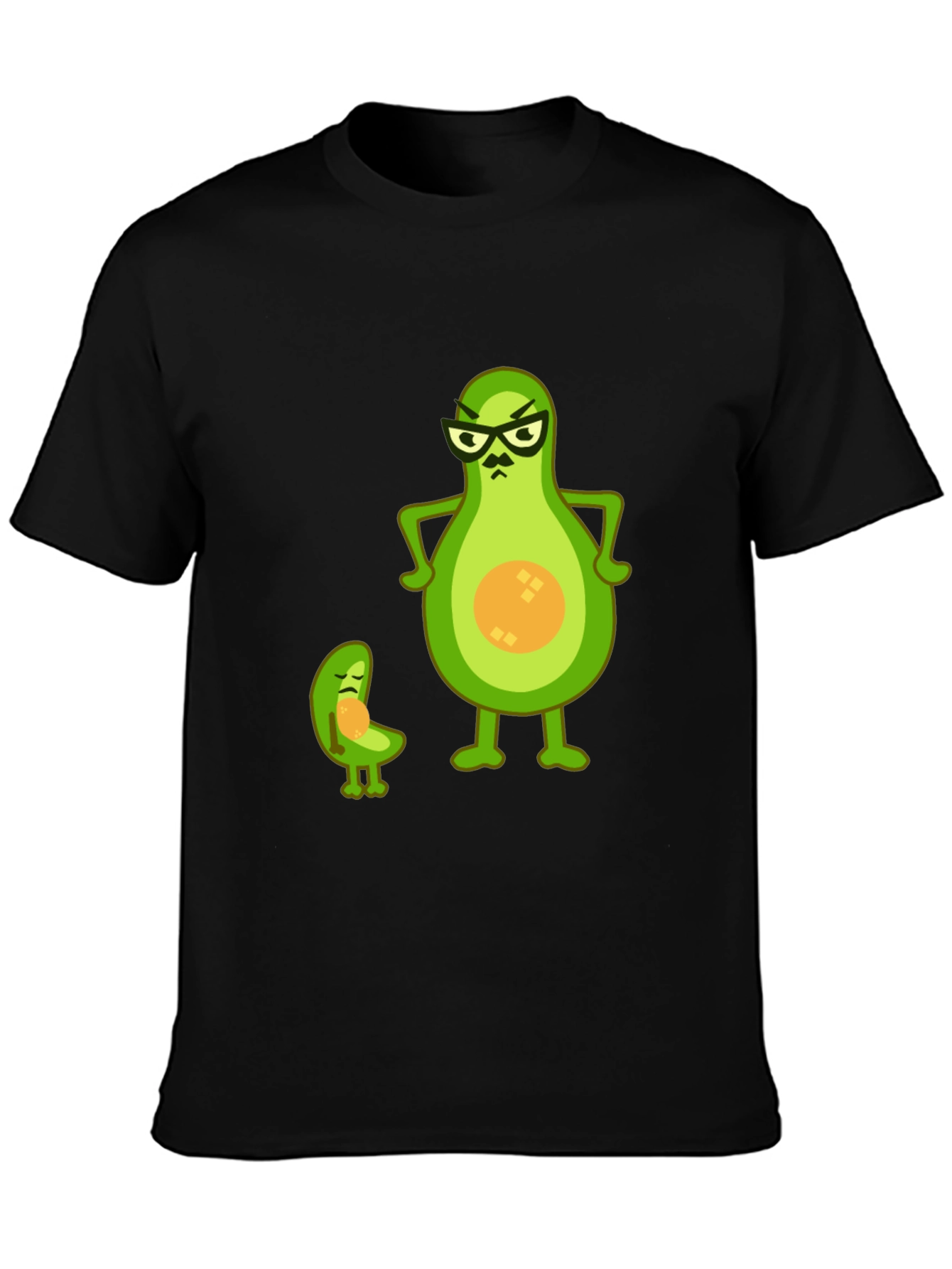 Avocado Dad and Son Graphic Tee - Black