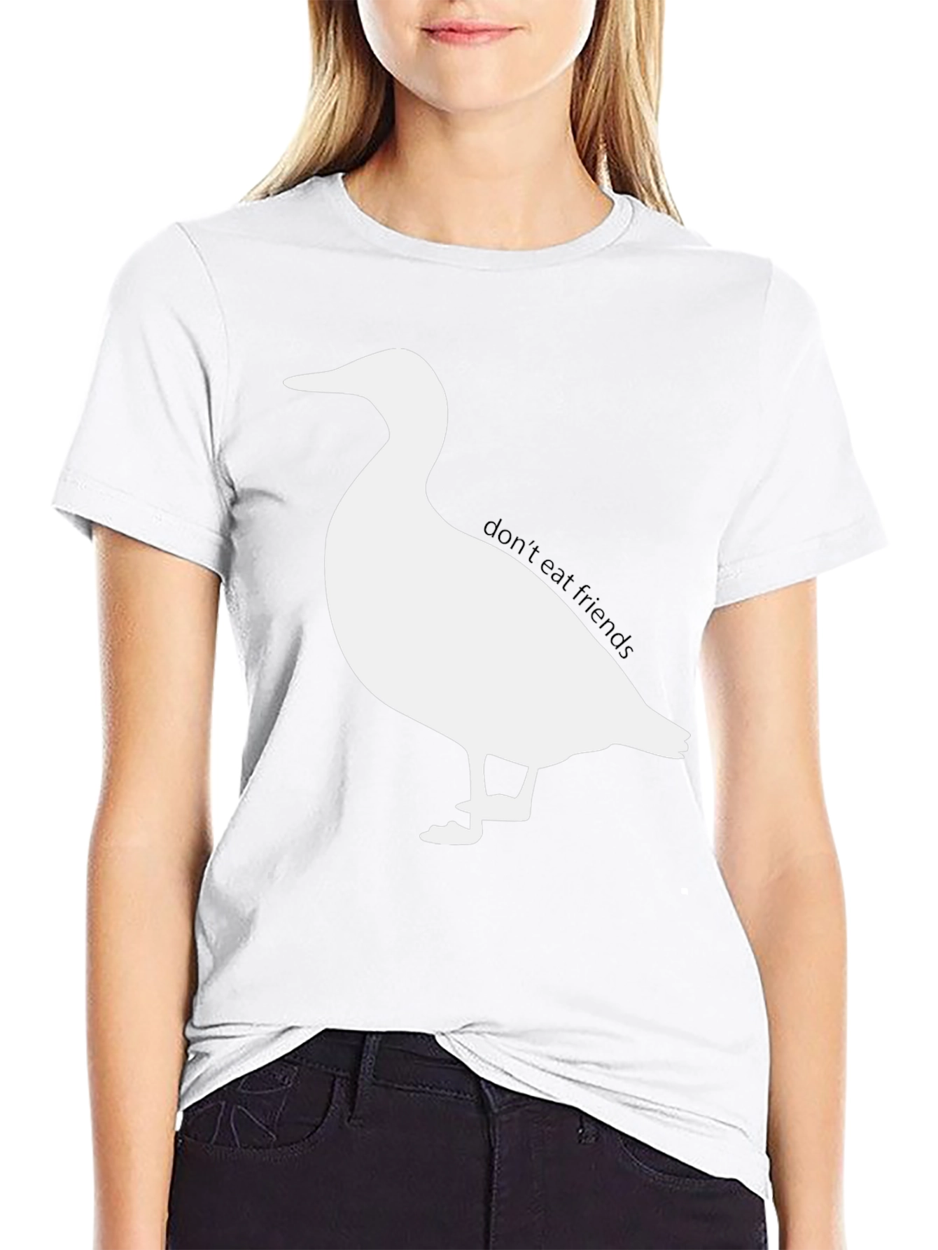Dont Eat Friends Duck Graphic Tee