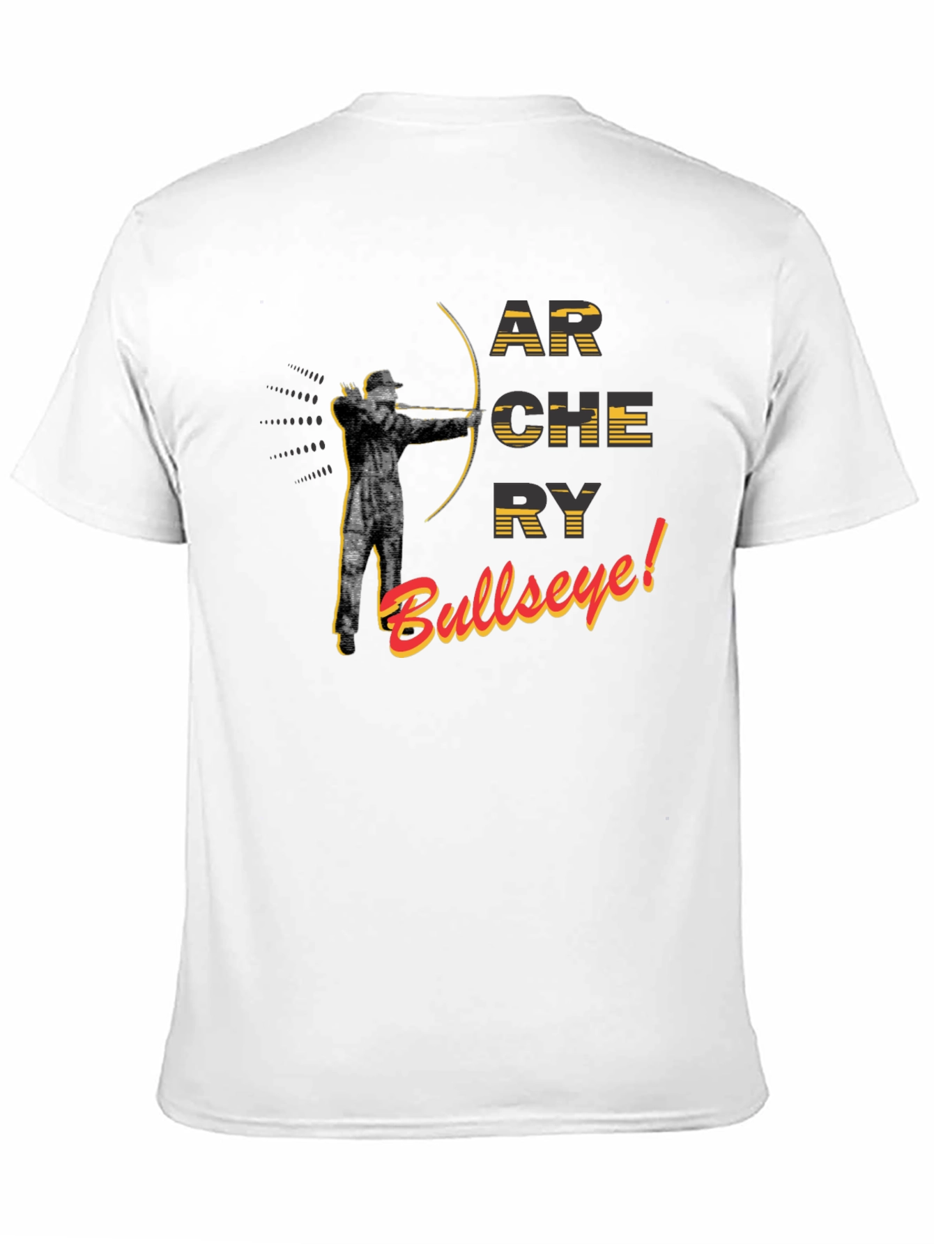 Archery Bullseye Graphic Tee - Black T-Shirt