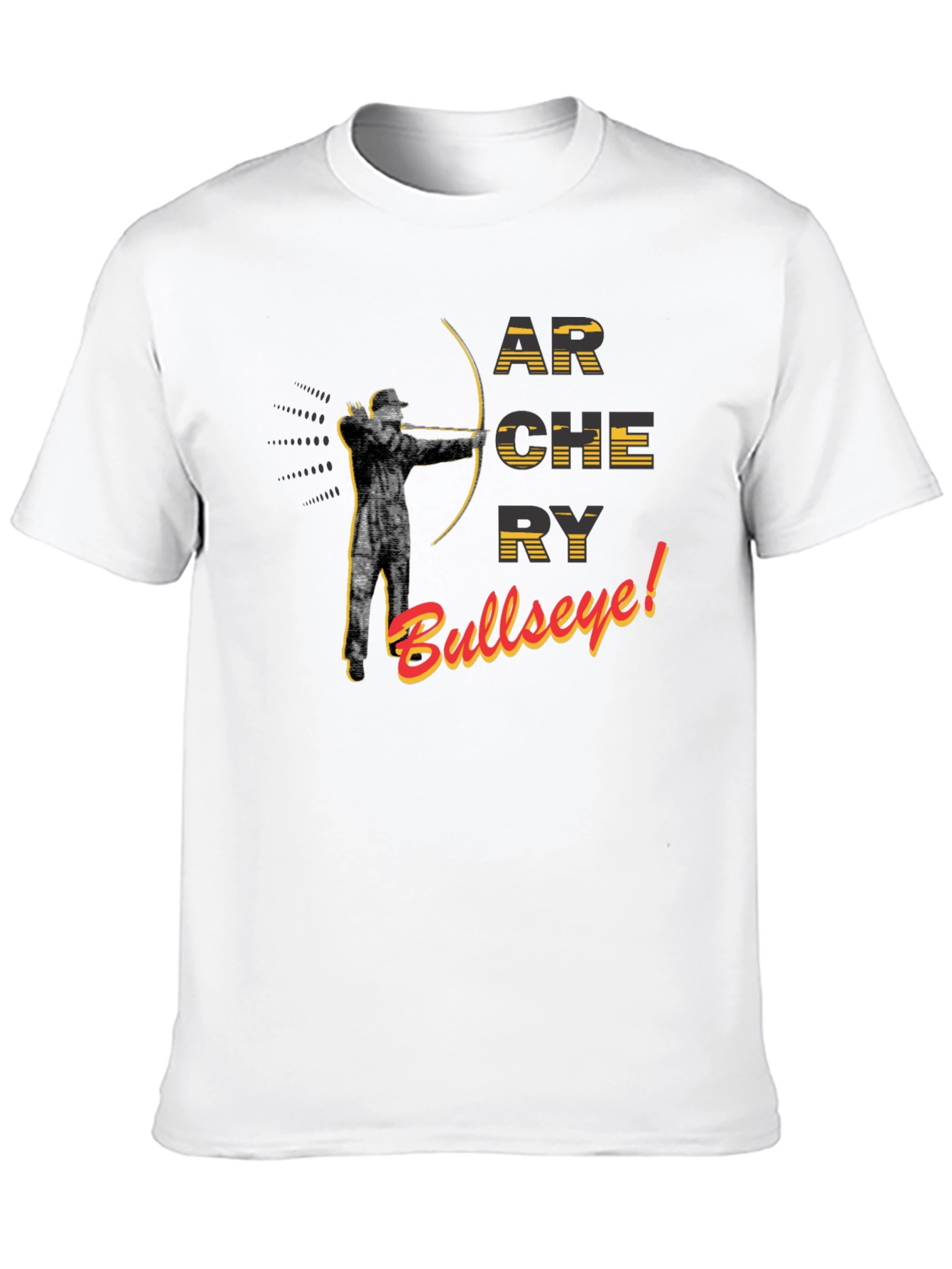 Archery Bullseye Graphic Tee - Black T-Shirt