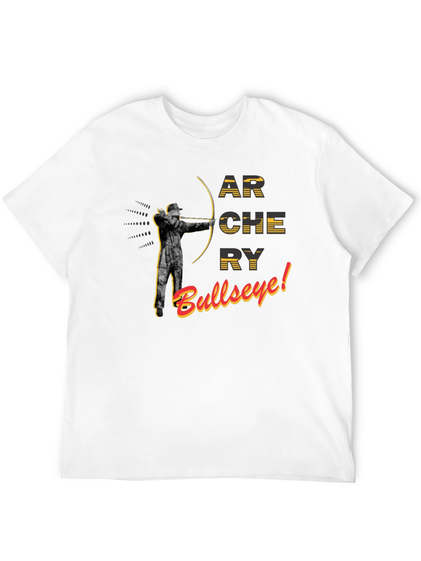 Archery Bullseye Graphic Tee - Black T-Shirt