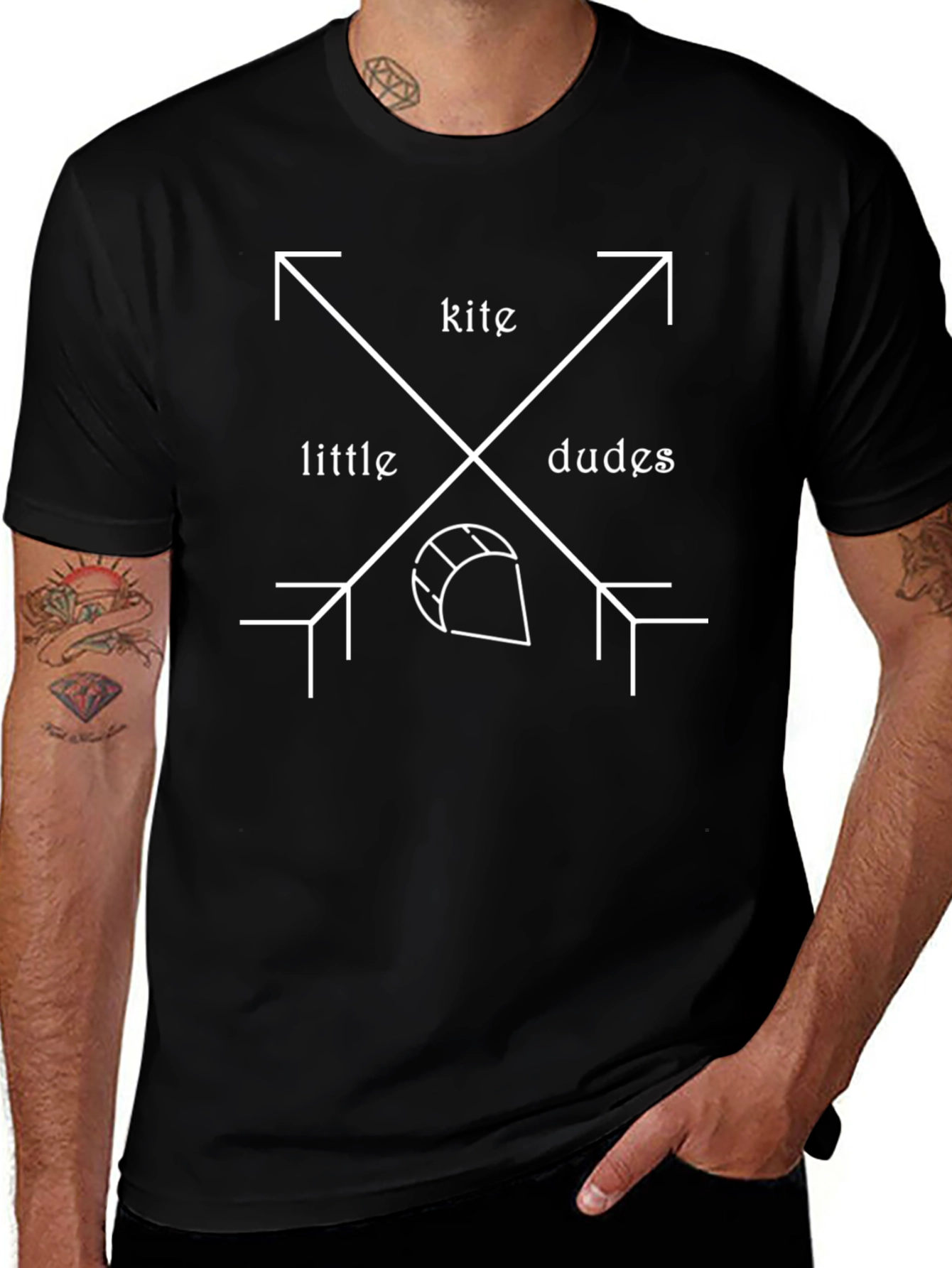 Kite Little Dudes Black T-Shirt