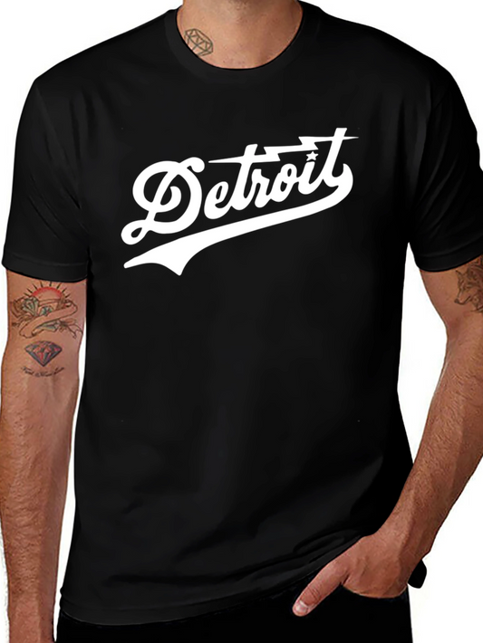 Detroit Graphic Tee - Black
