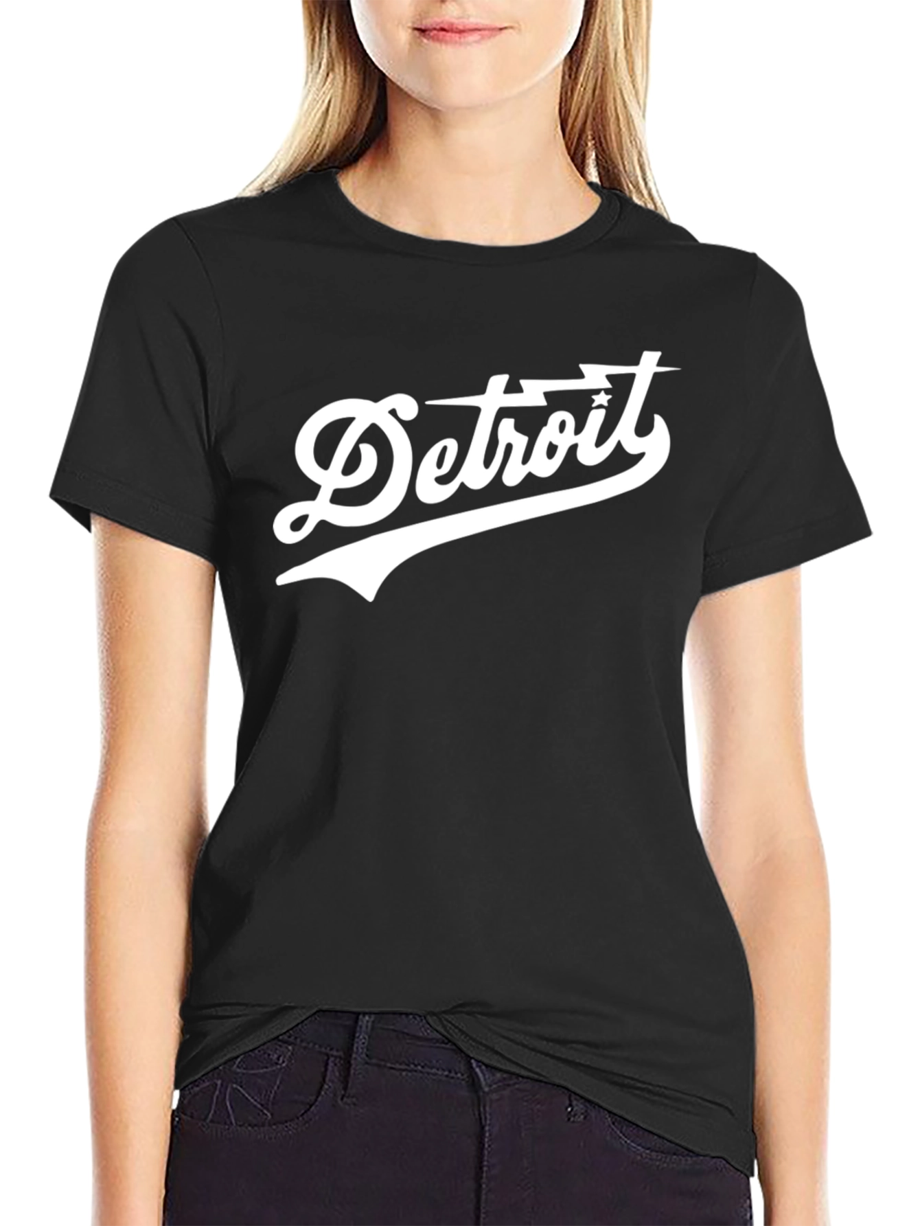 Detroit Graphic Tee - Black