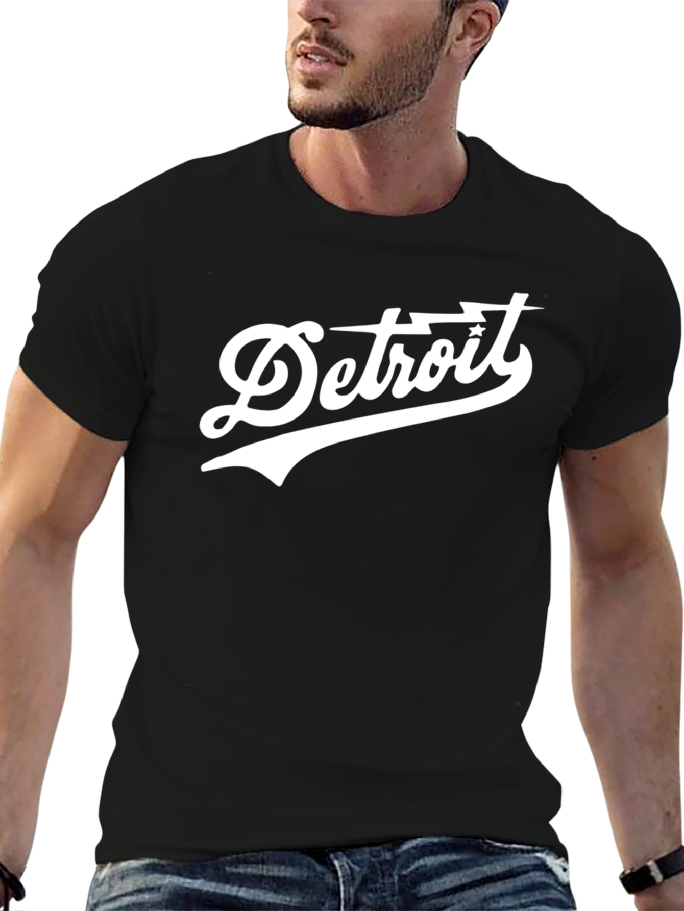 Detroit Graphic Tee - Black