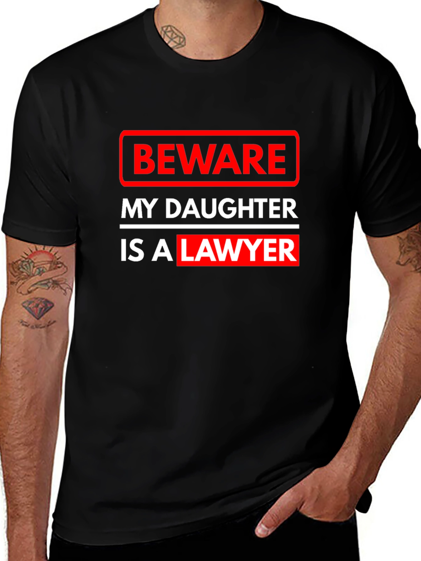 Beware My Daughter Is A Lawyer T-Shirt