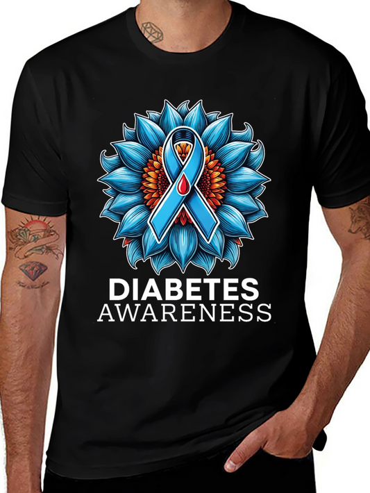 Diabetes Awareness Sunflower Ribbon T-Shirt