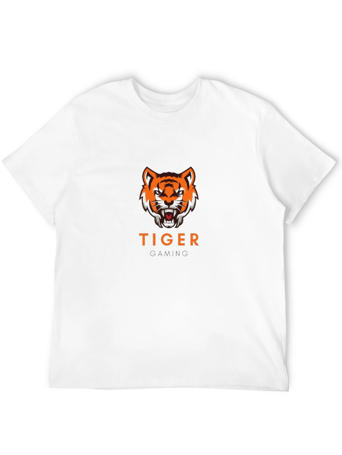 Tiger Gaming Graphic Black T-Shirt