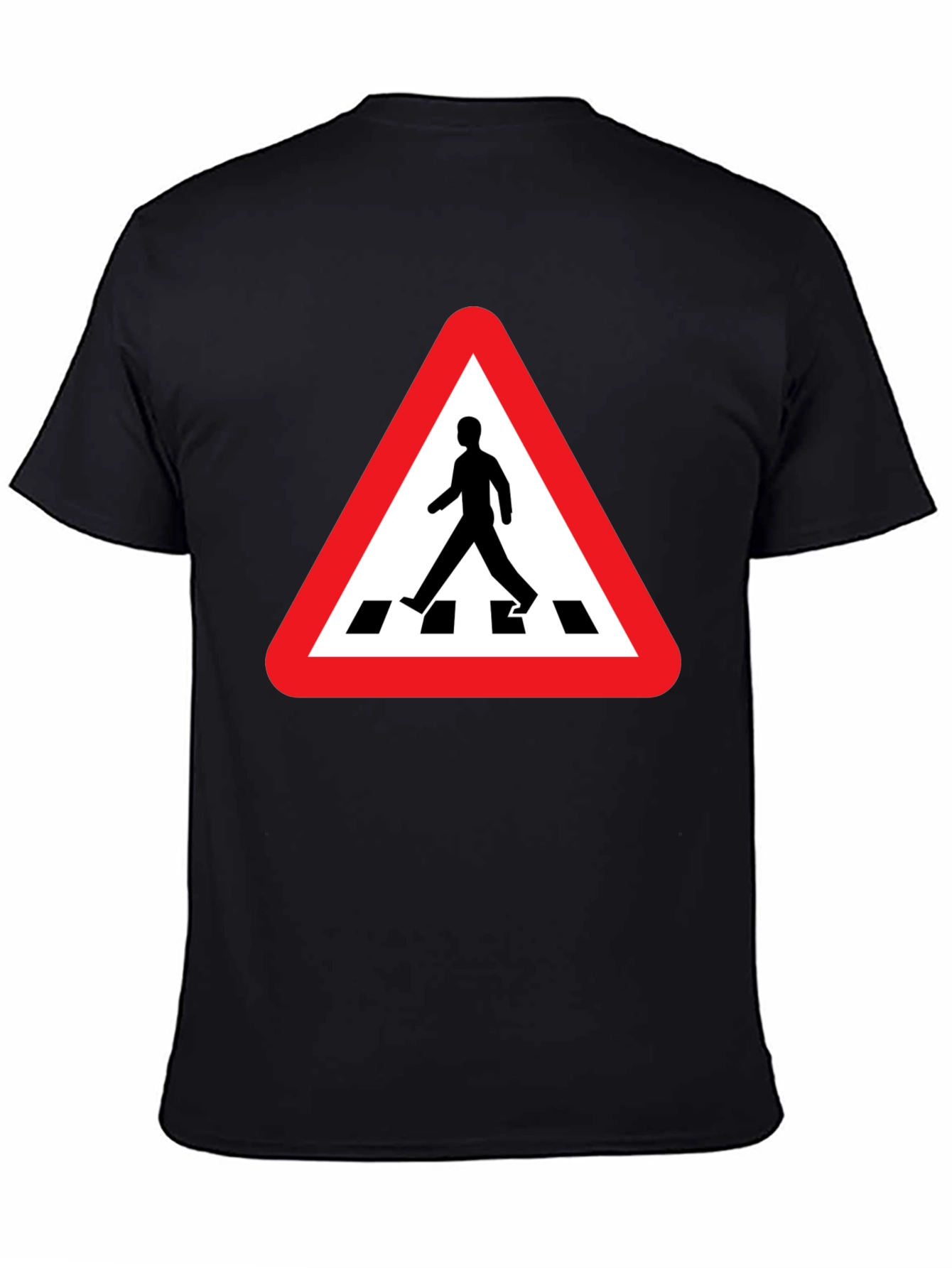 Pedestrian Crossing Black T-Shirt
