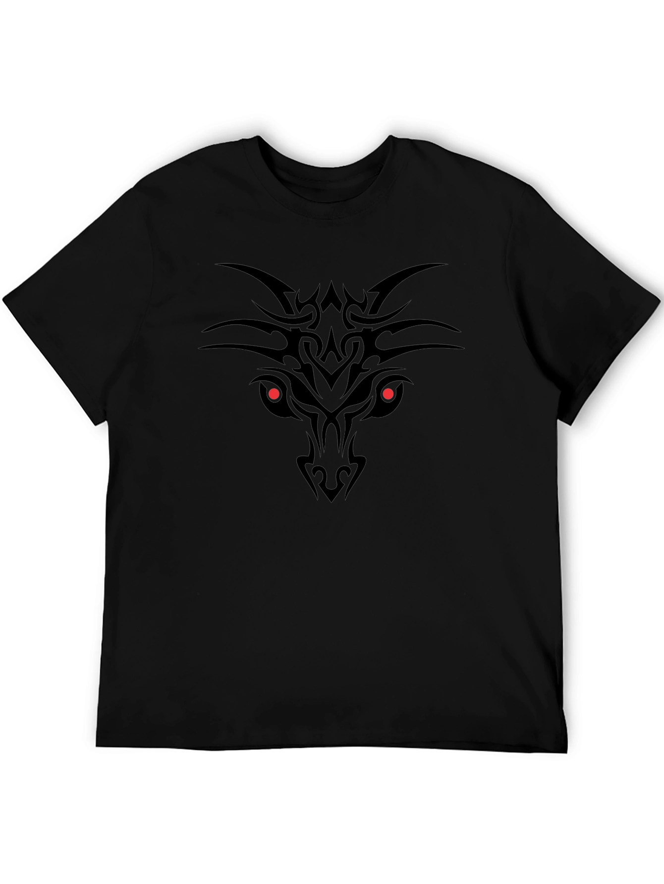 Dragon Eye Tribal Black T-Shirt