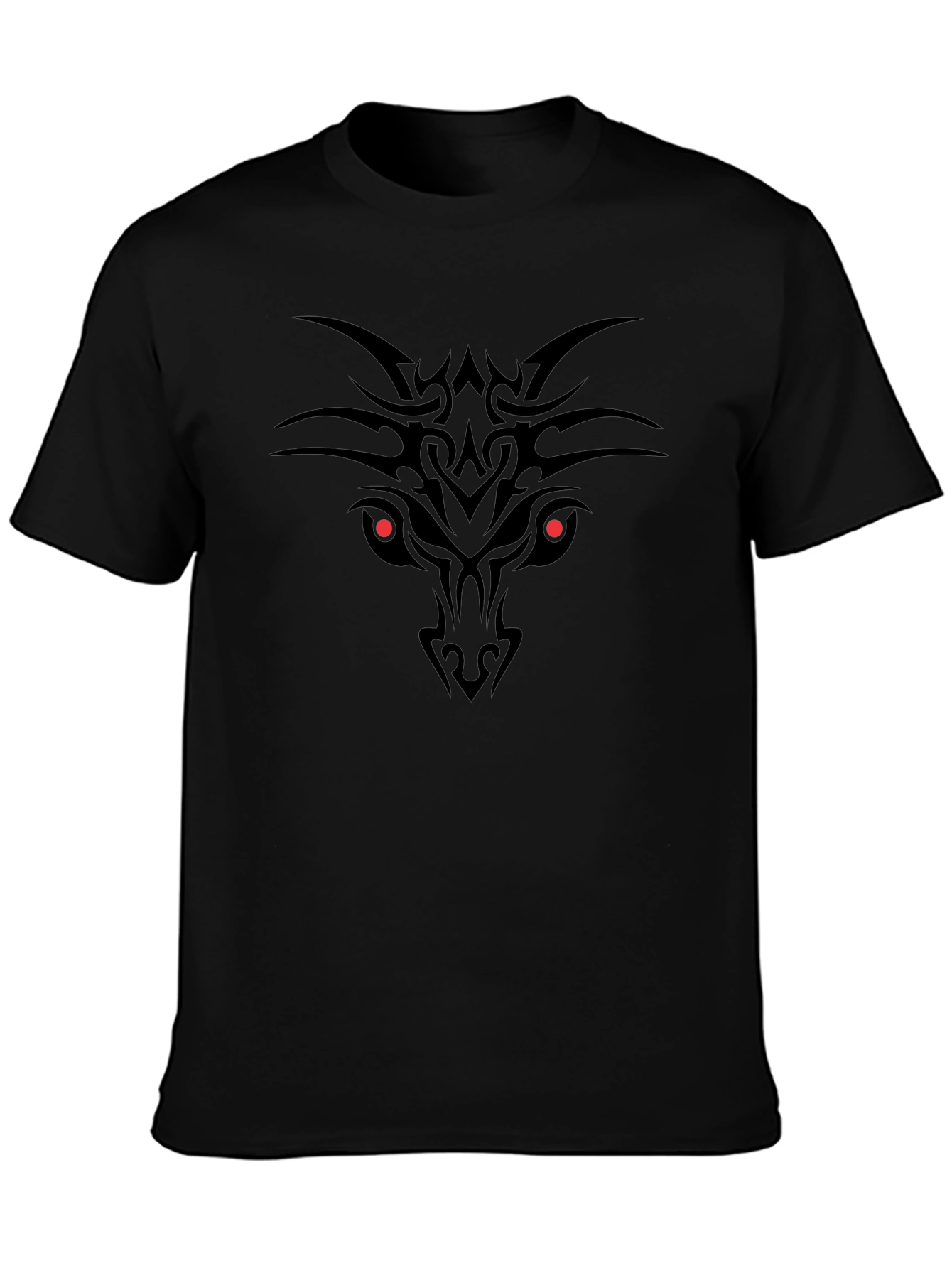 Dragon Eye Tribal Black T-Shirt