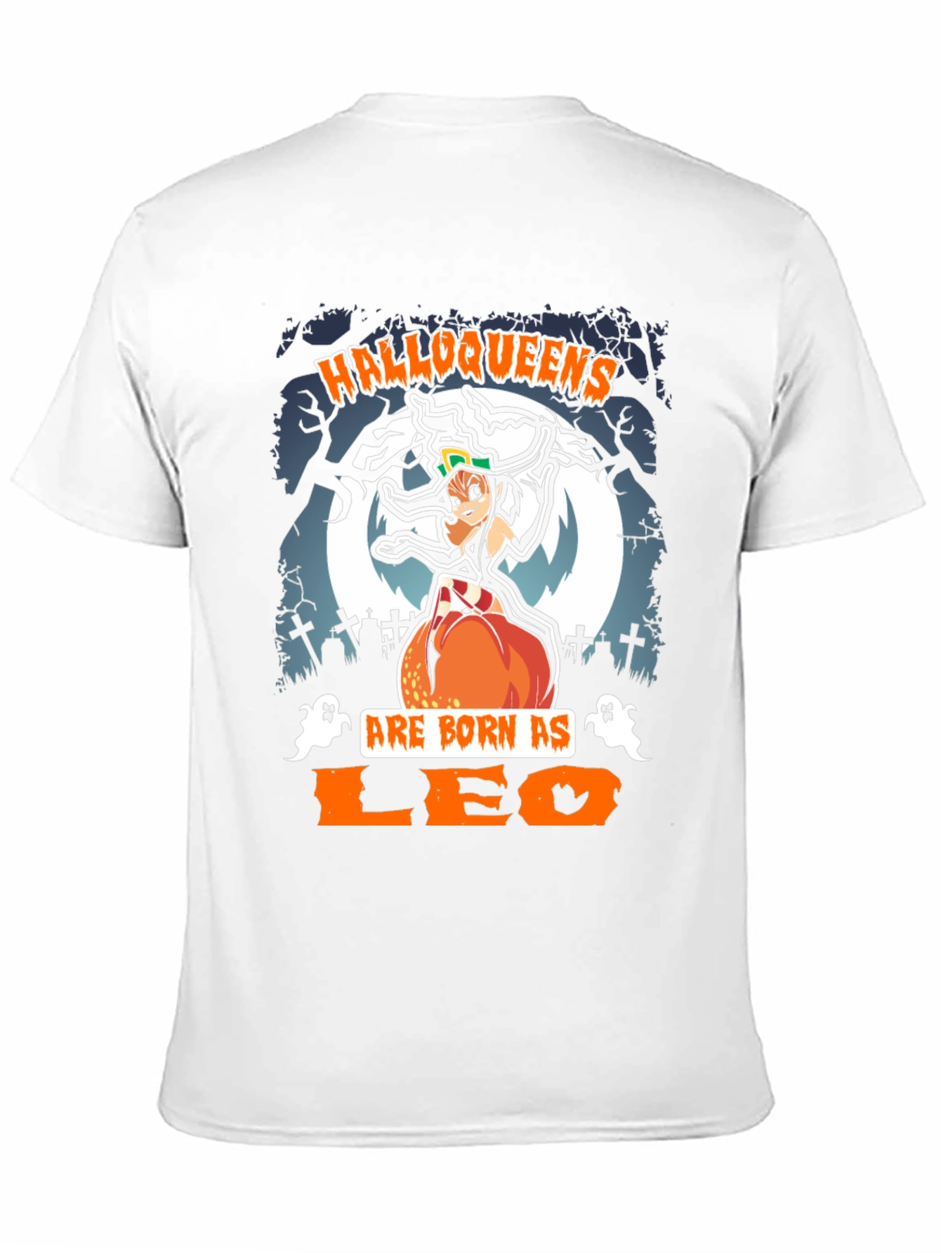 Halloqueens Leo T-Shirt: Halloween Zodiac Tee