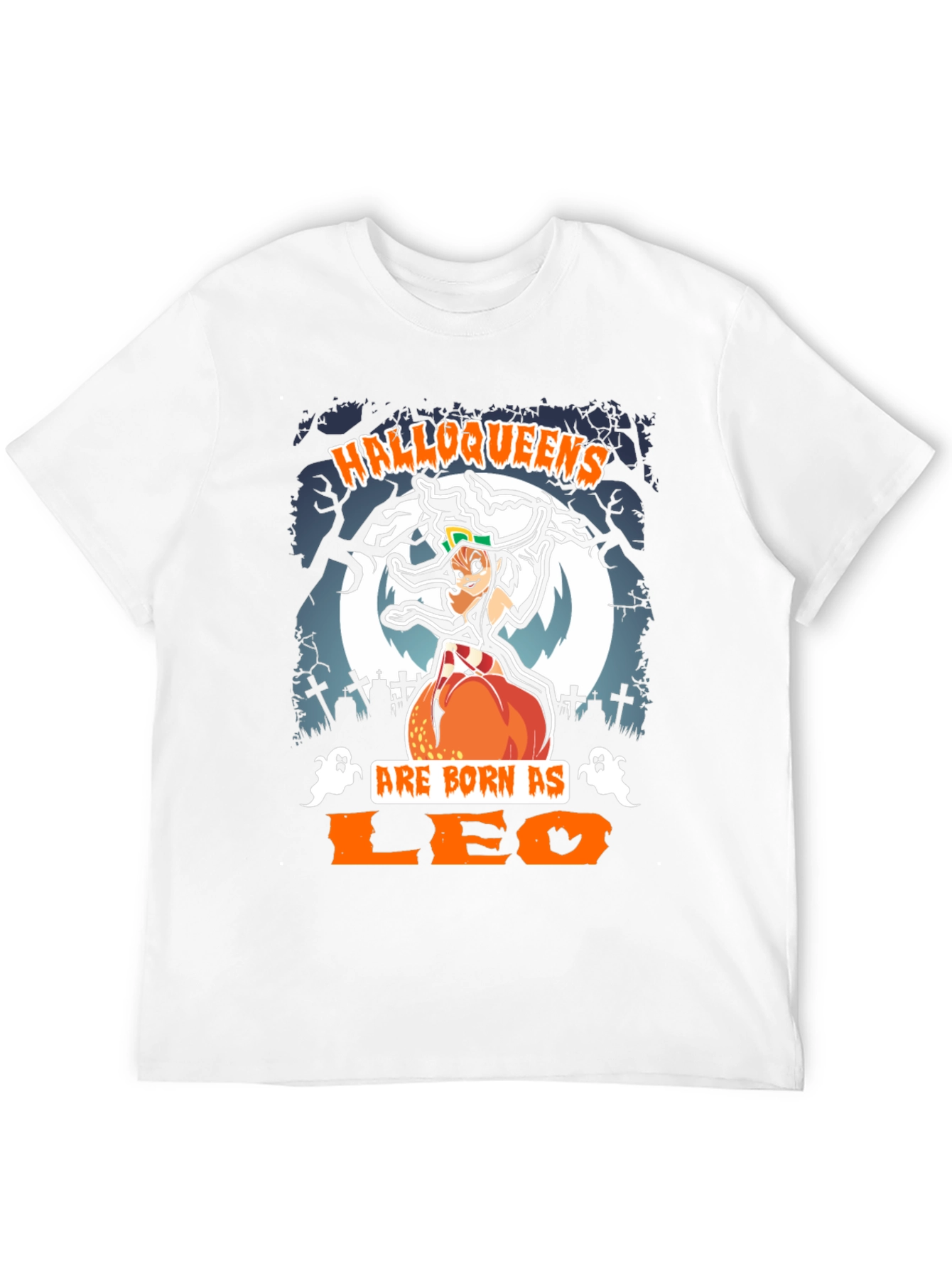 Halloqueens Leo T-Shirt: Halloween Zodiac Tee