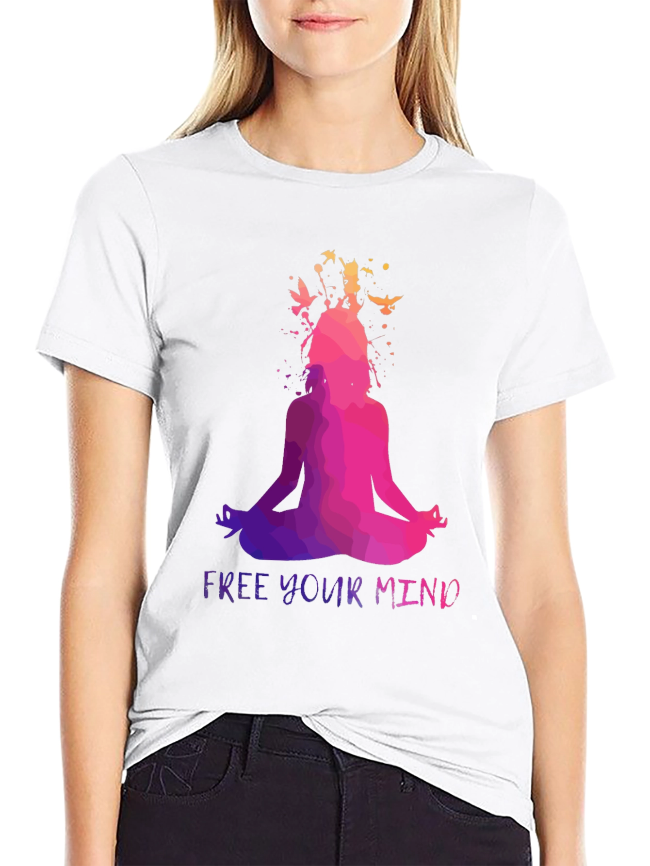 Free Your Mind Yoga Meditation T-Shirt
