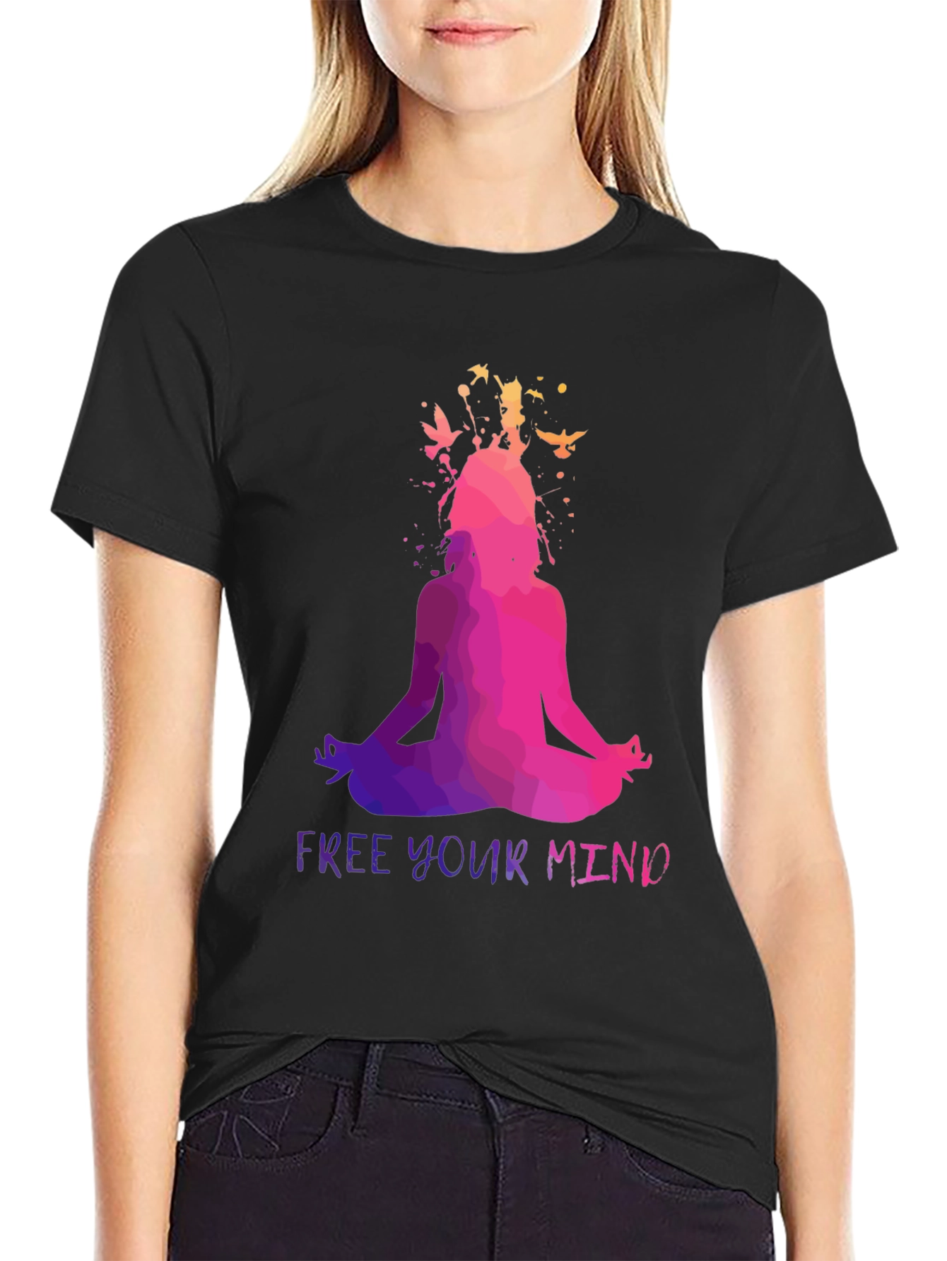 Free Your Mind Yoga Meditation T-Shirt