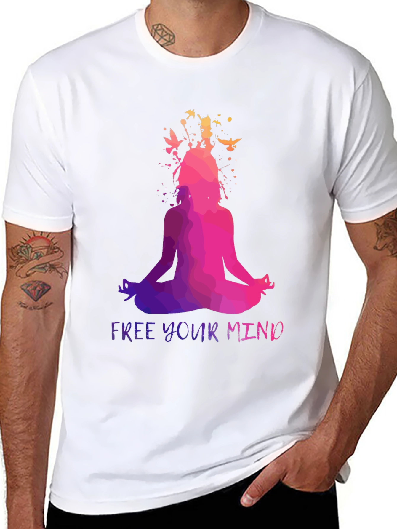 Free Your Mind Yoga Meditation T-Shirt