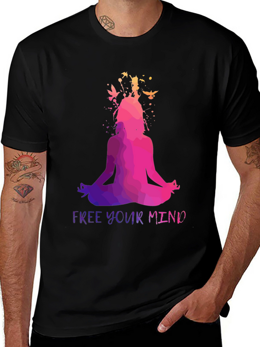 Free Your Mind Yoga Meditation T-Shirt