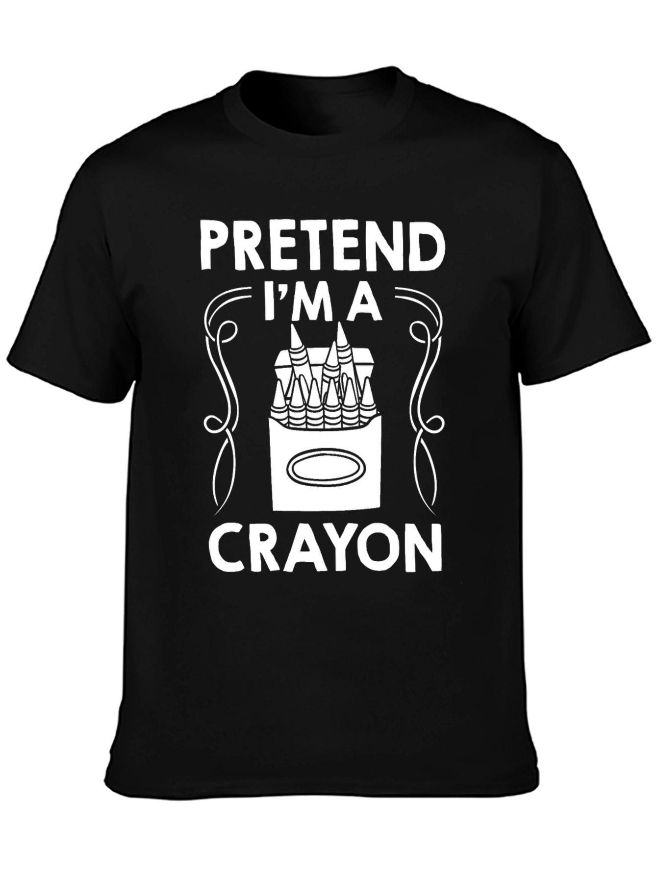 Pretend Im A Crayon - Funny Costume Party T-Shirt