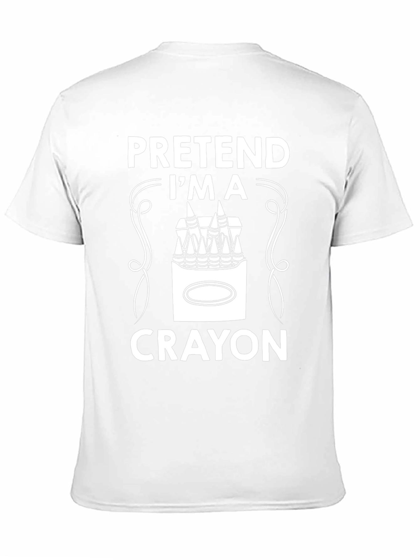 Pretend Im A Crayon - Funny Costume Party T-Shirt