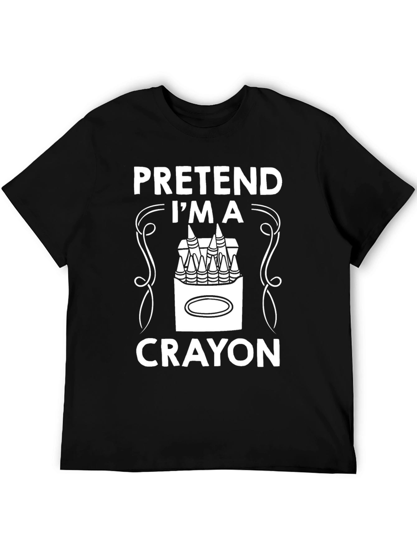 Pretend Im A Crayon - Funny Costume Party T-Shirt