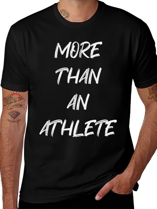 More Than An Athlete Graphic Tee - Black