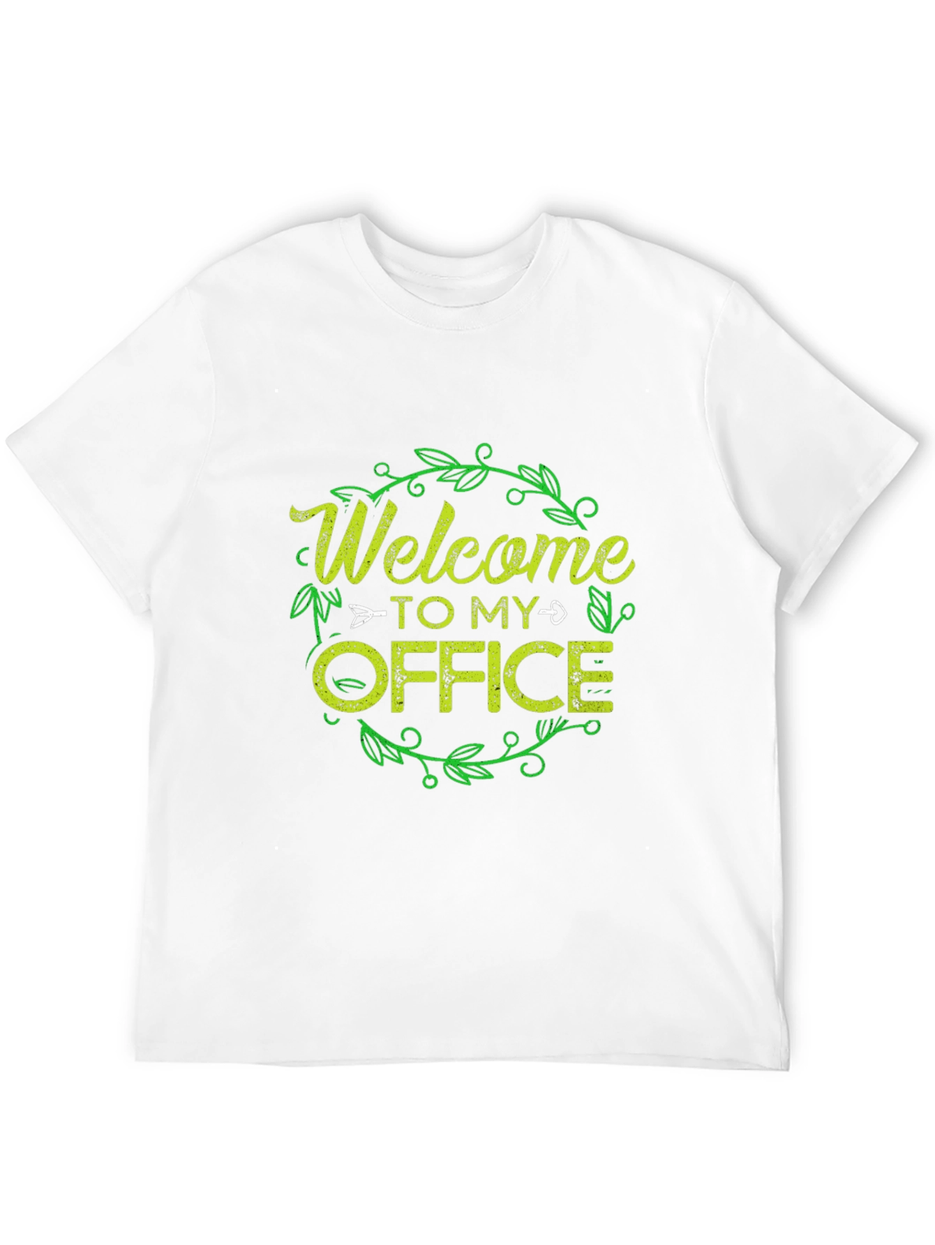 Welcome to My Office Graphic Tee - Black