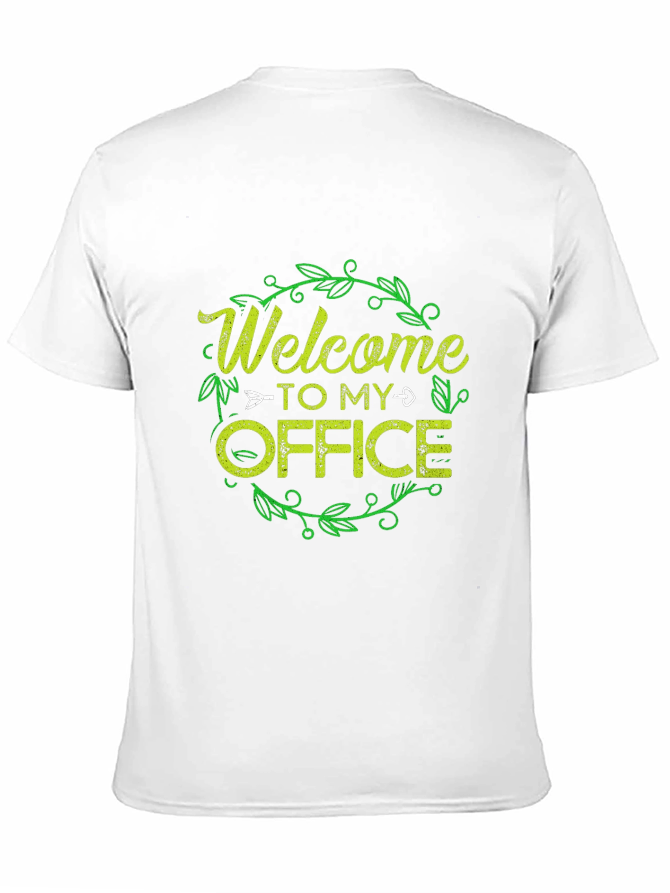 Welcome to My Office Graphic Tee - Black