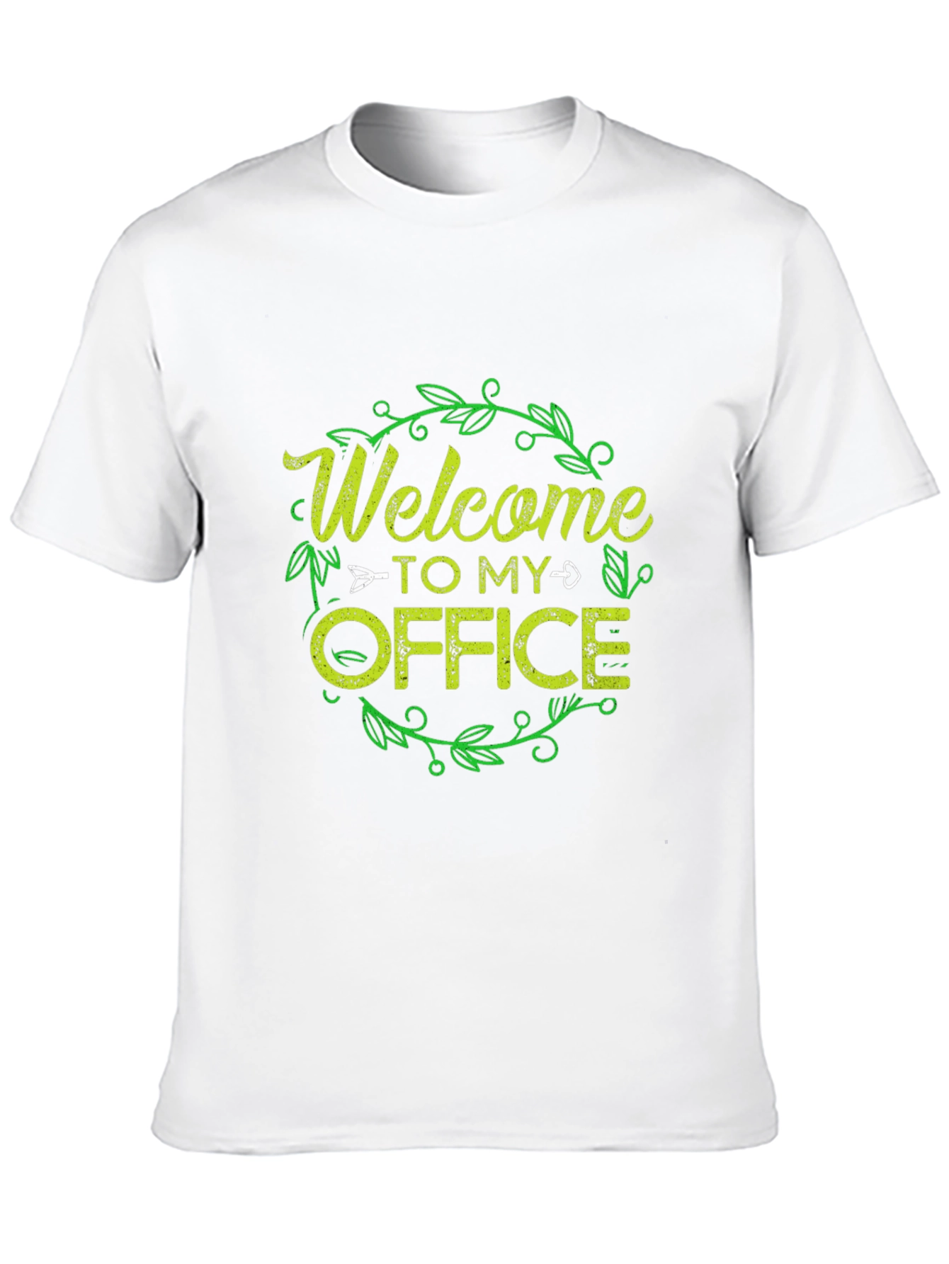 Welcome to My Office Graphic Tee - Black