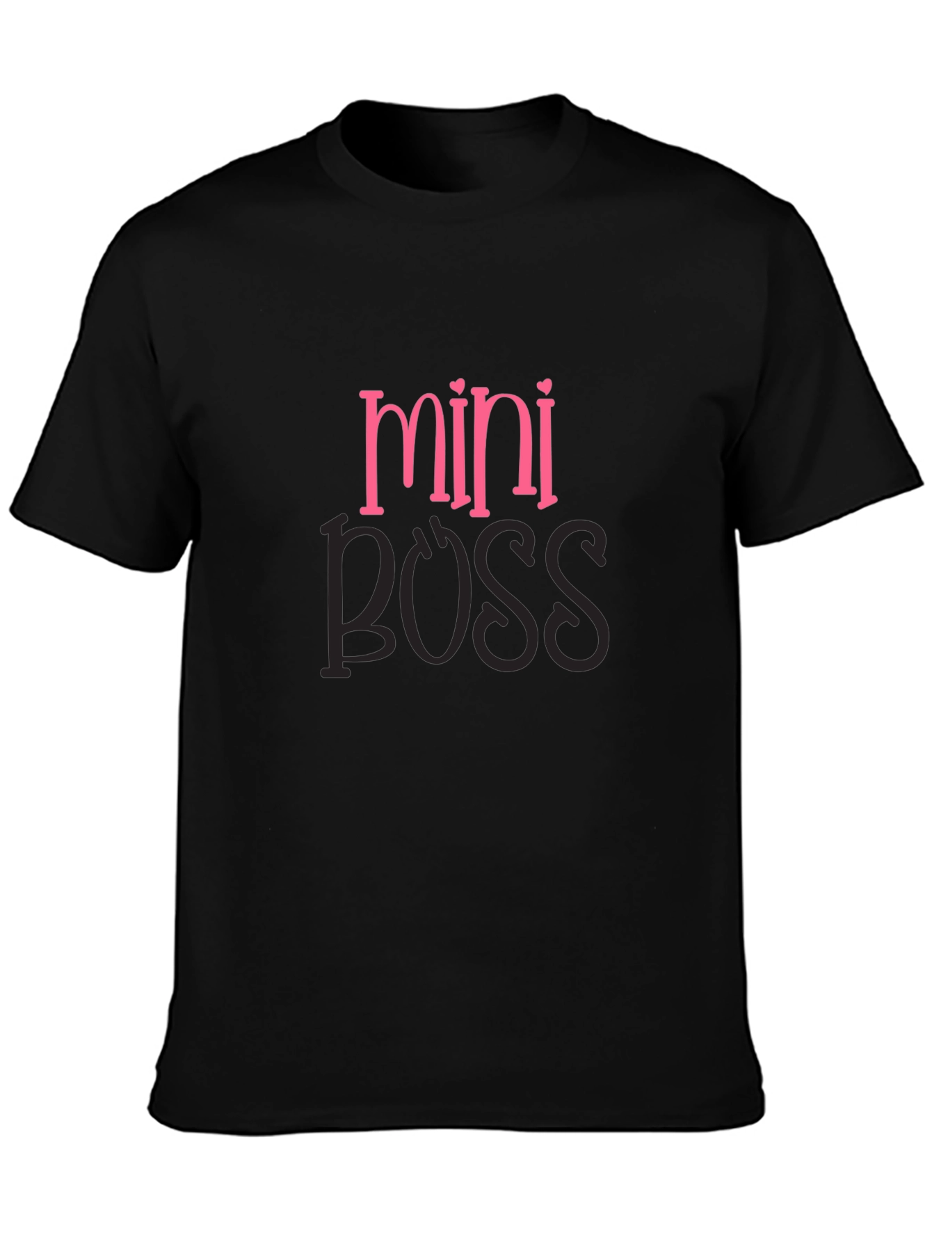 Mini Boss Black Graphic Tee