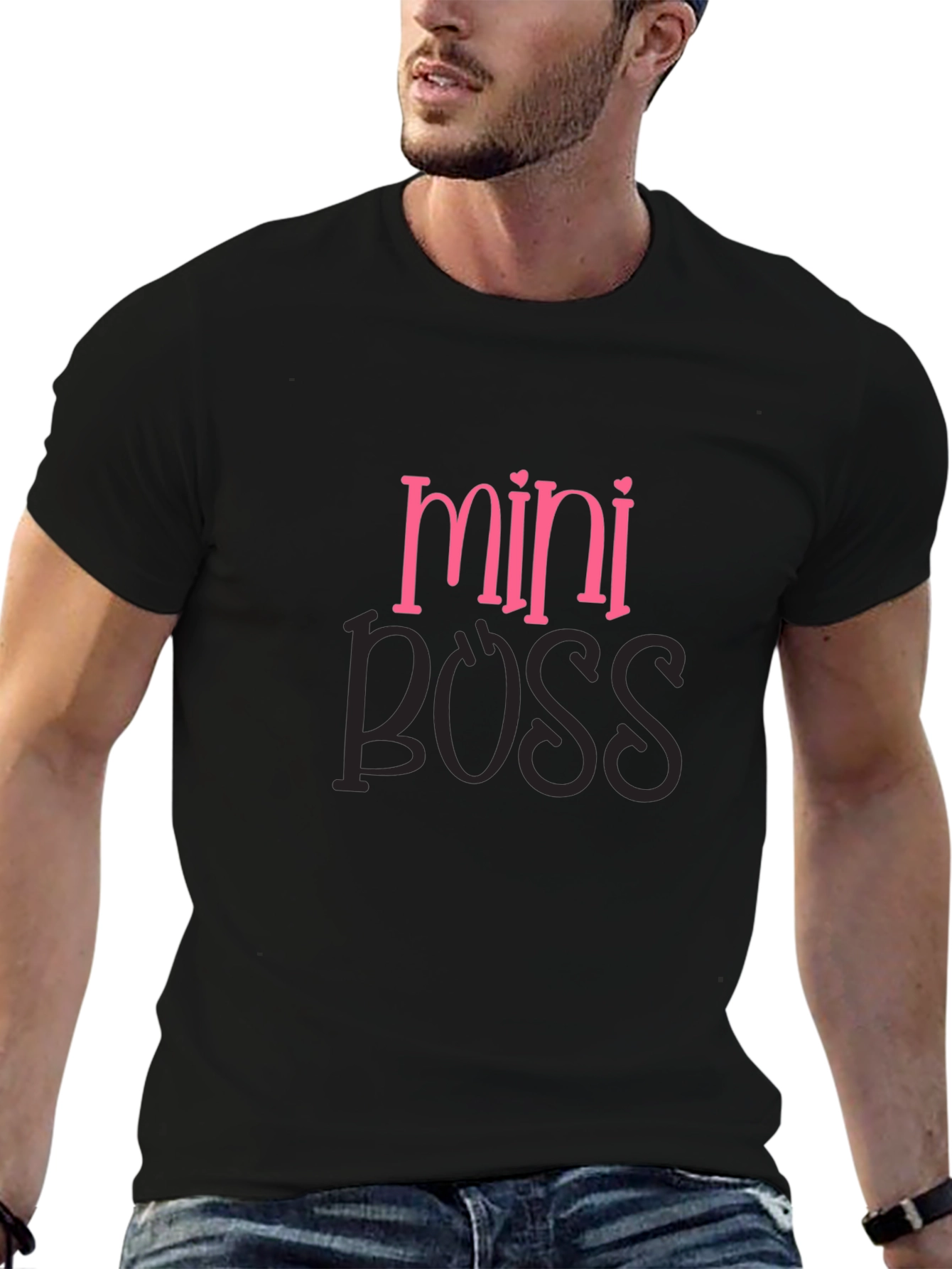 Mini Boss Black Graphic Tee