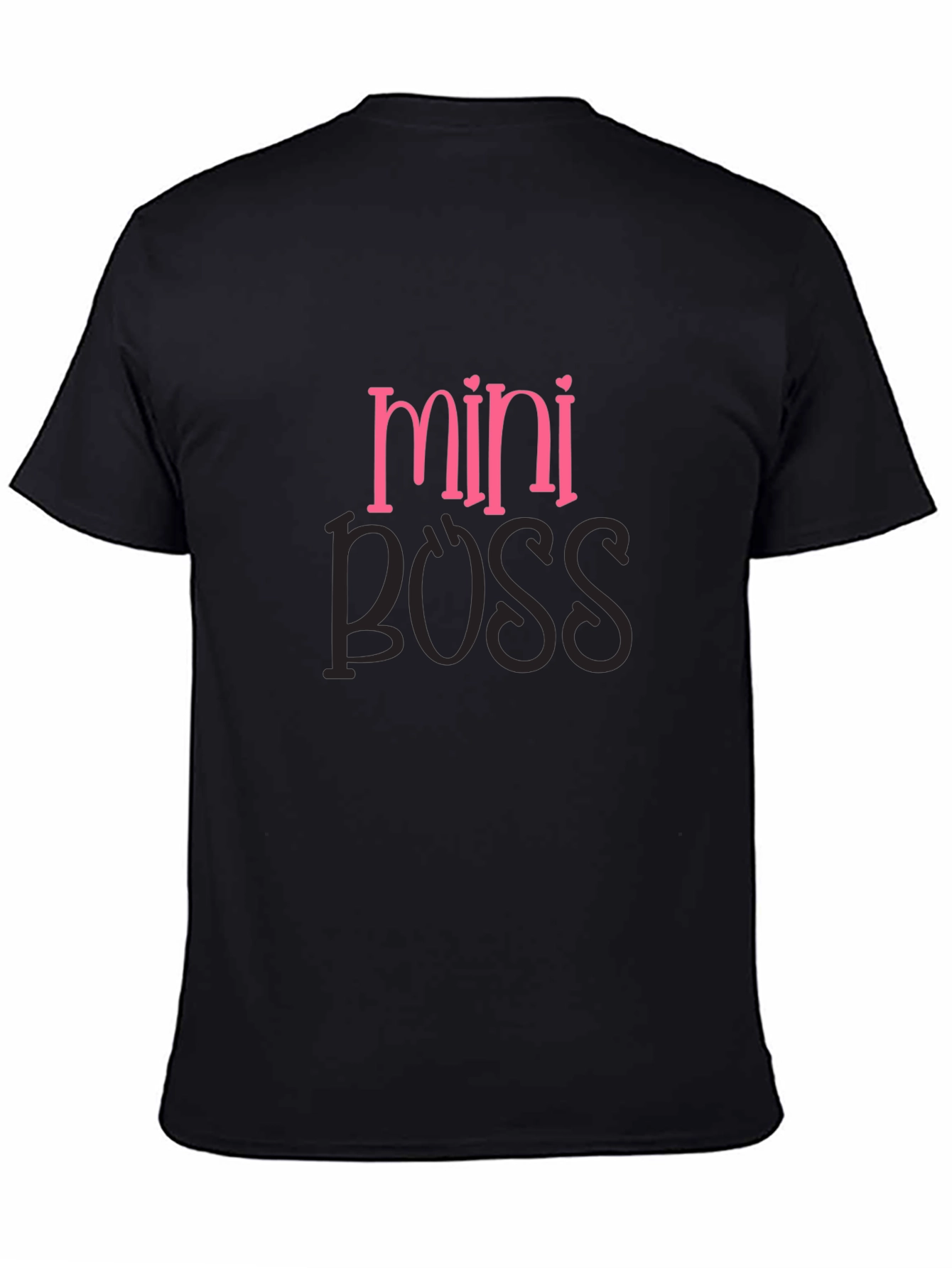 Mini Boss Black Graphic Tee