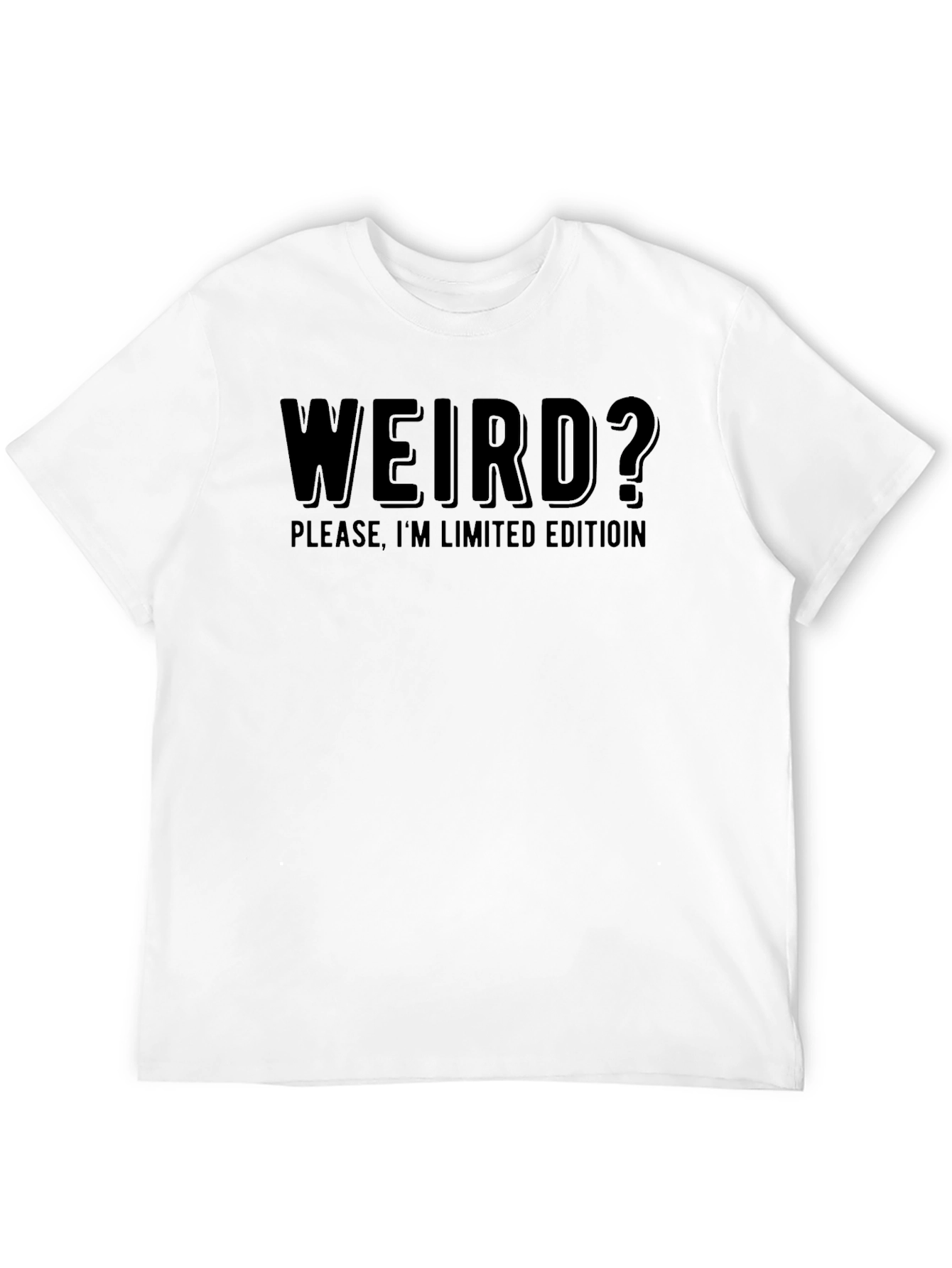 Weird? Limited Edition Black Graphic Tee