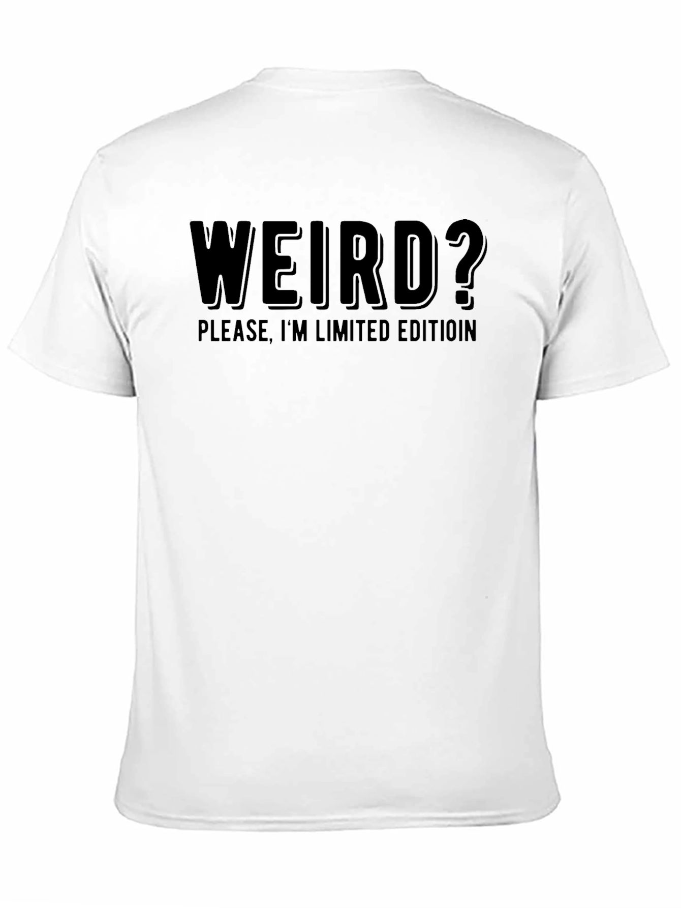 Weird? Limited Edition Black Graphic Tee