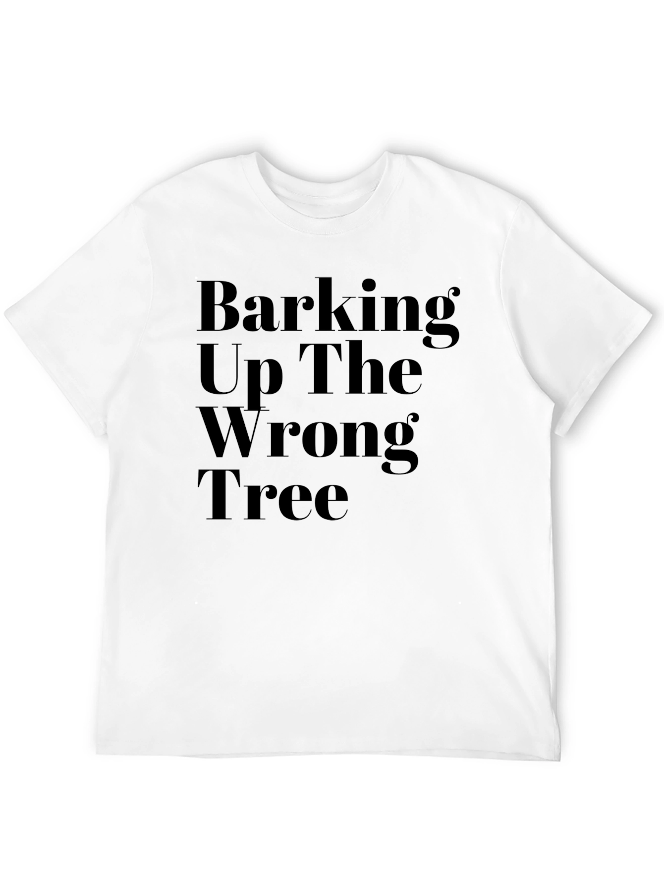 Barking Up The Wrong Tree Graphic Tee - Black