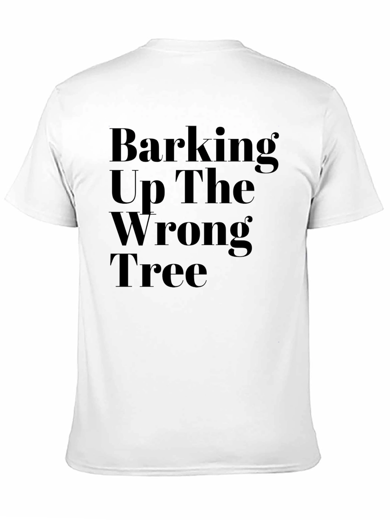 Barking Up The Wrong Tree Graphic Tee - Black