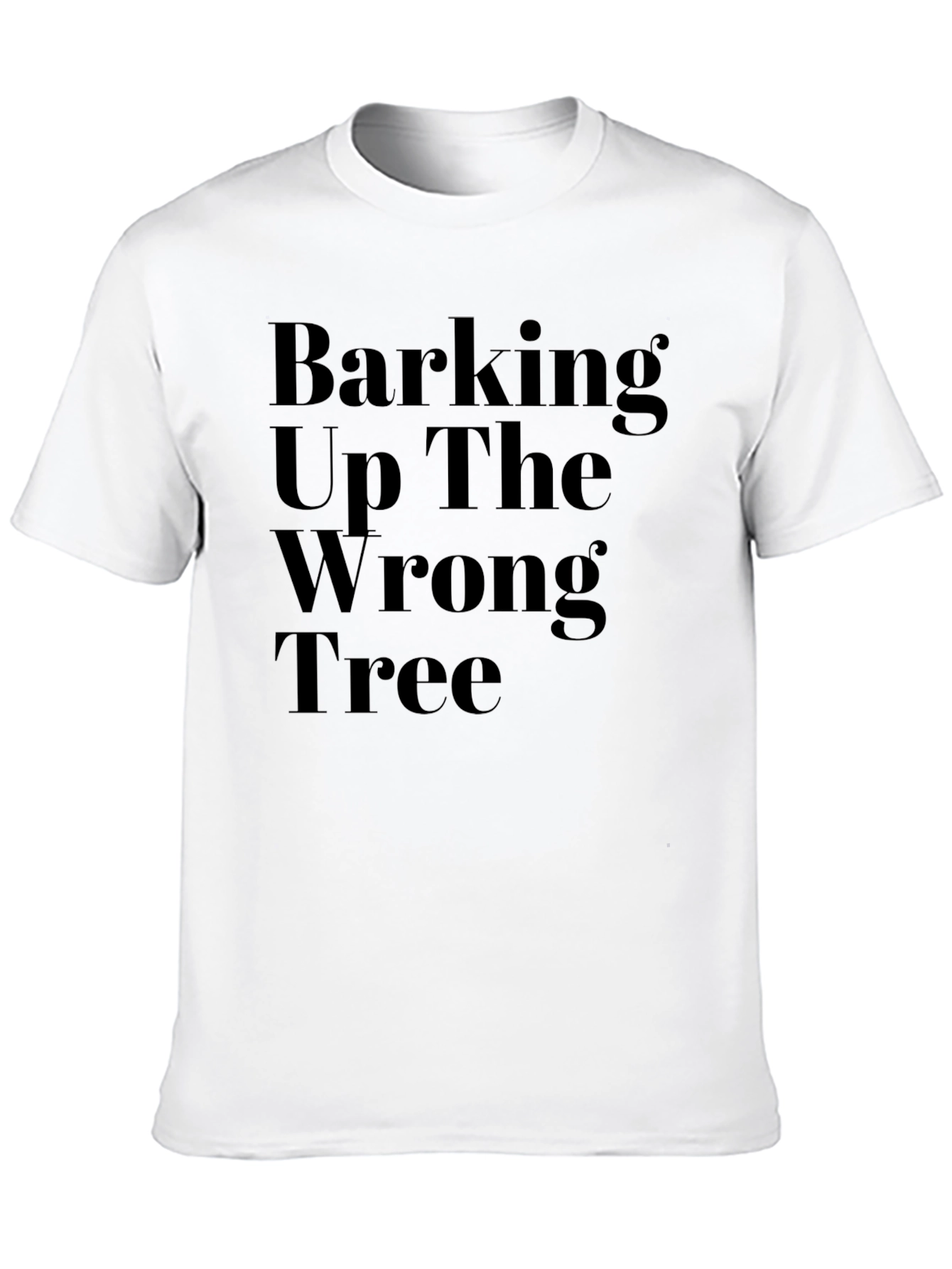 Barking Up The Wrong Tree Graphic Tee - Black